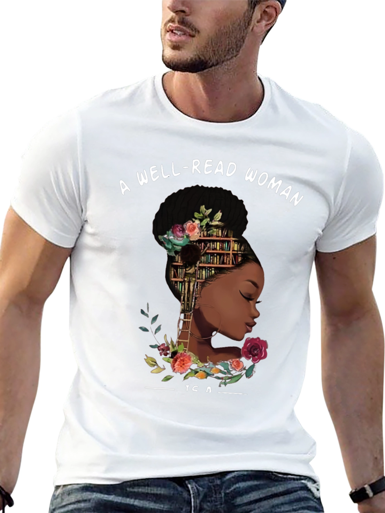 Well-Read Woman Graphic Tee - Book Lover T-Shirt