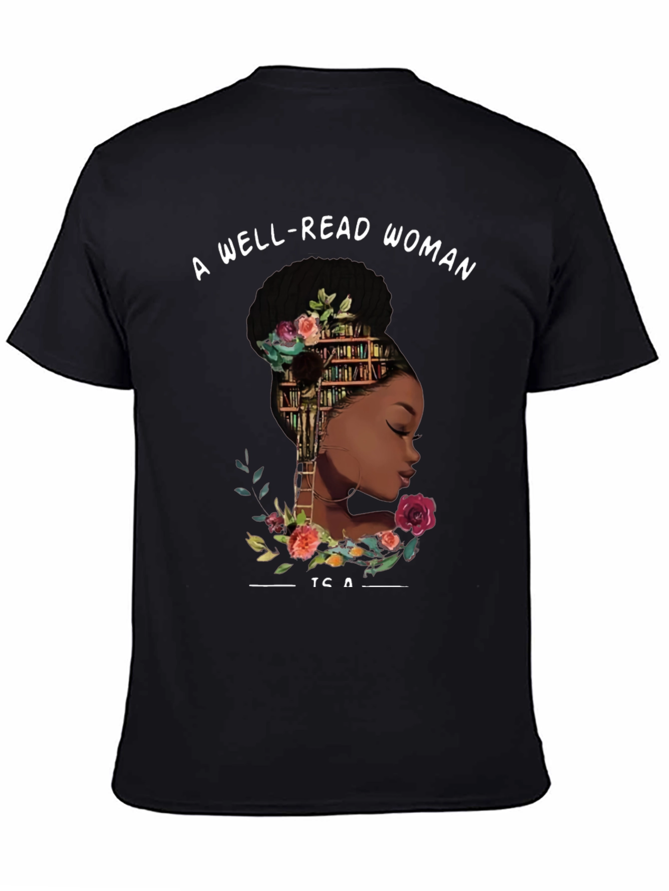Well-Read Woman Graphic Tee - Book Lover T-Shirt