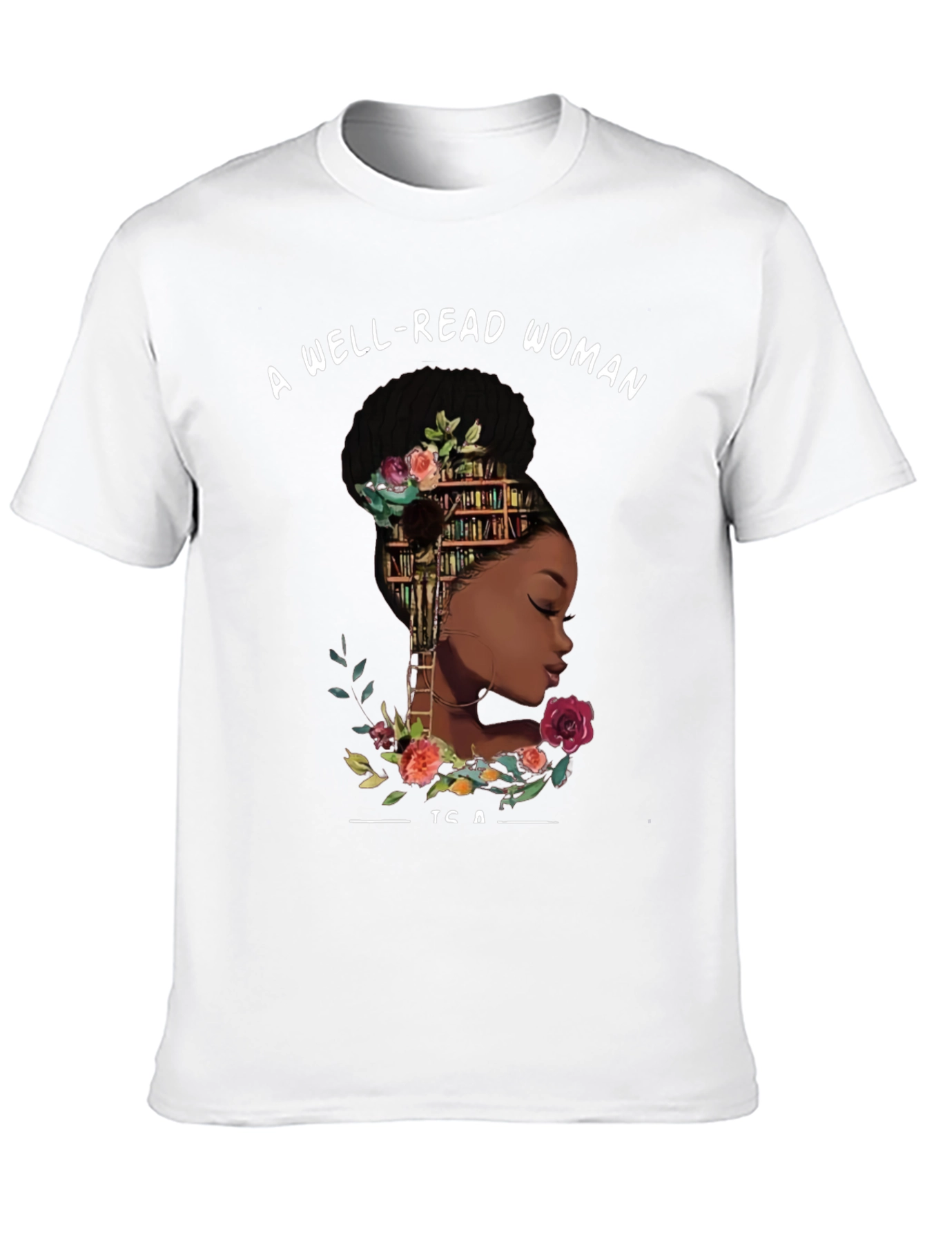 Well-Read Woman Graphic Tee - Book Lover T-Shirt