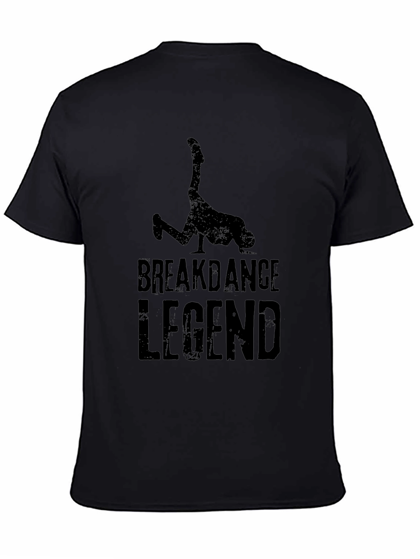 Breakdance Legend Black Graphic T-Shirt