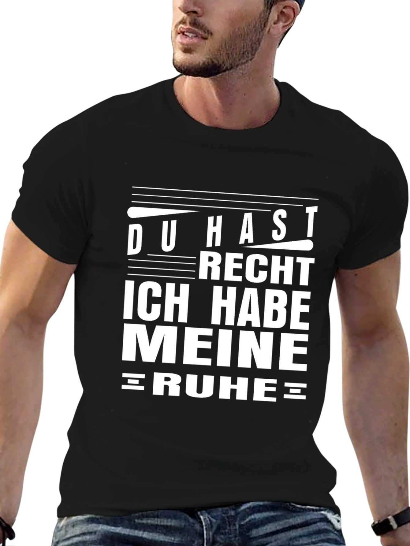 Du Hast Recht T-Shirt - Black Cotton Tee