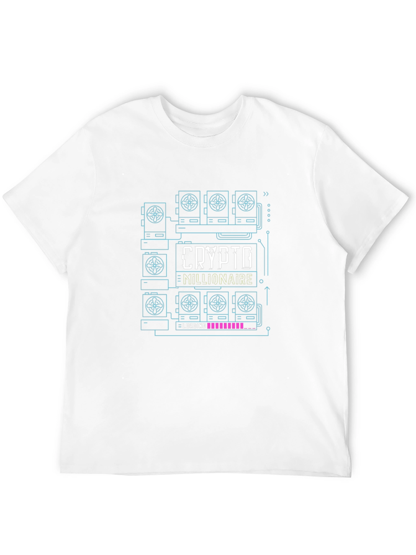 Crypto Millionaire Graphic Black T-Shirt