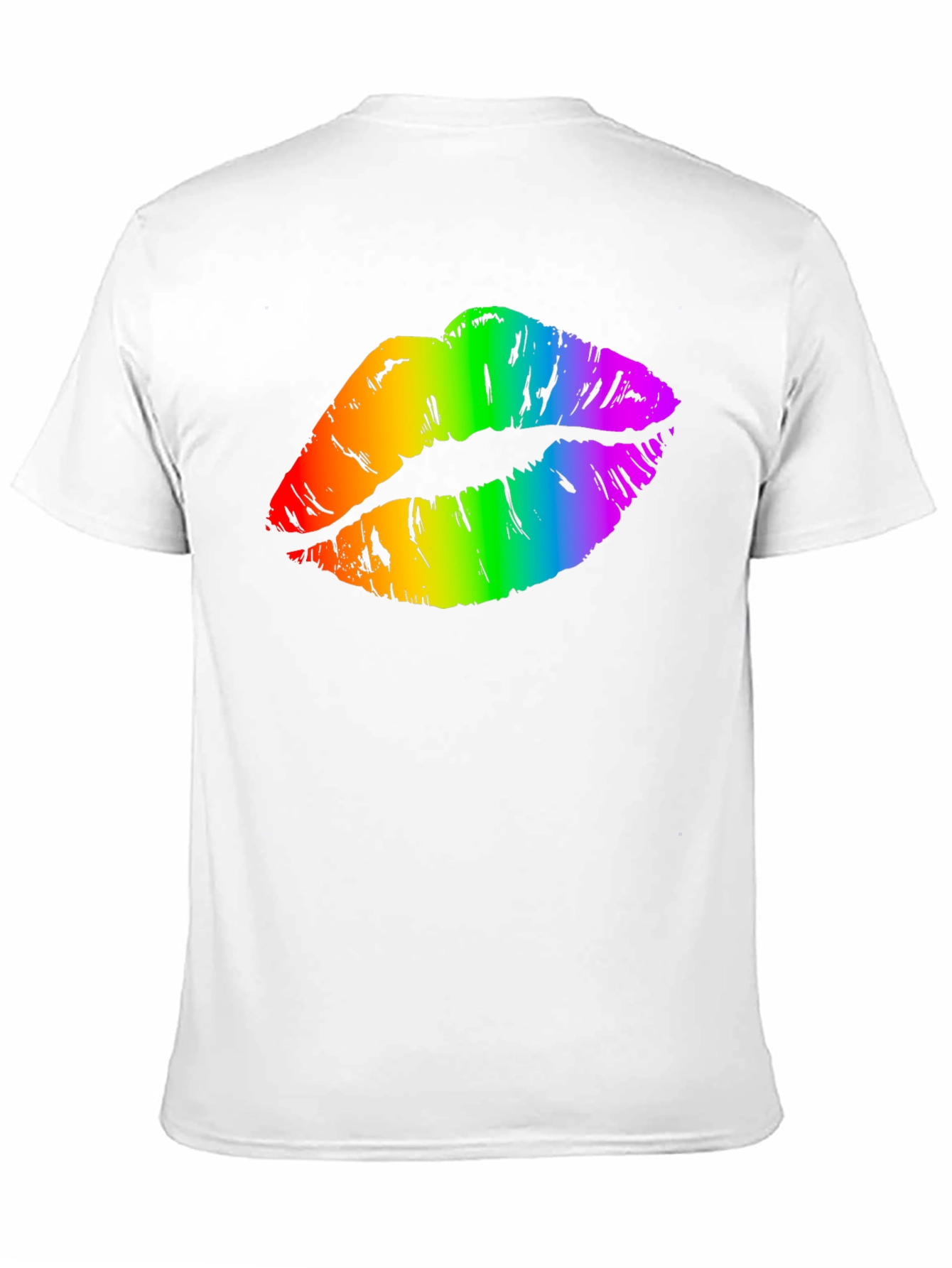 Rainbow Lips Graphic Tee - Pride Month Shirt