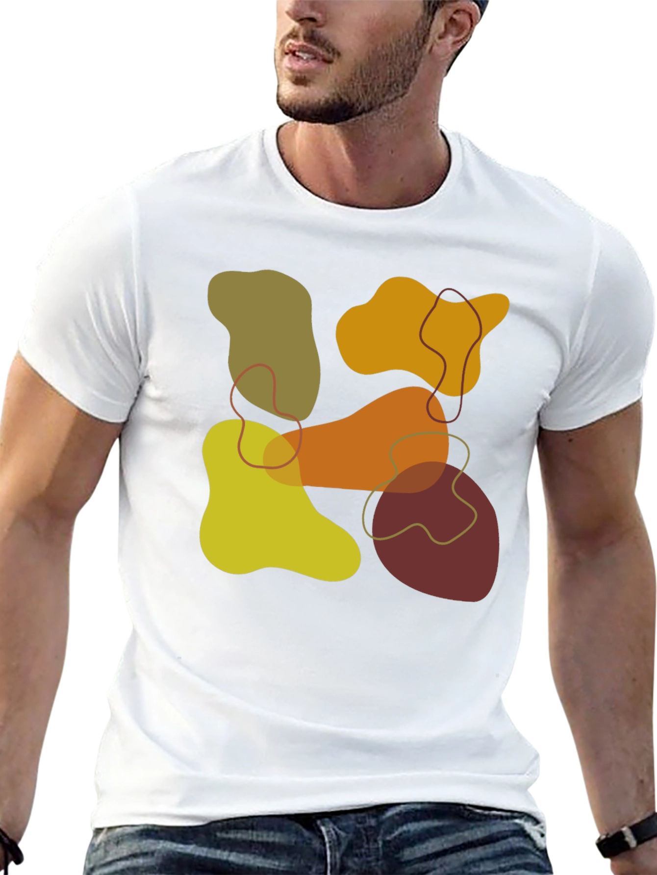 Abstract Geometric T-Shirt - Modern Art Tee