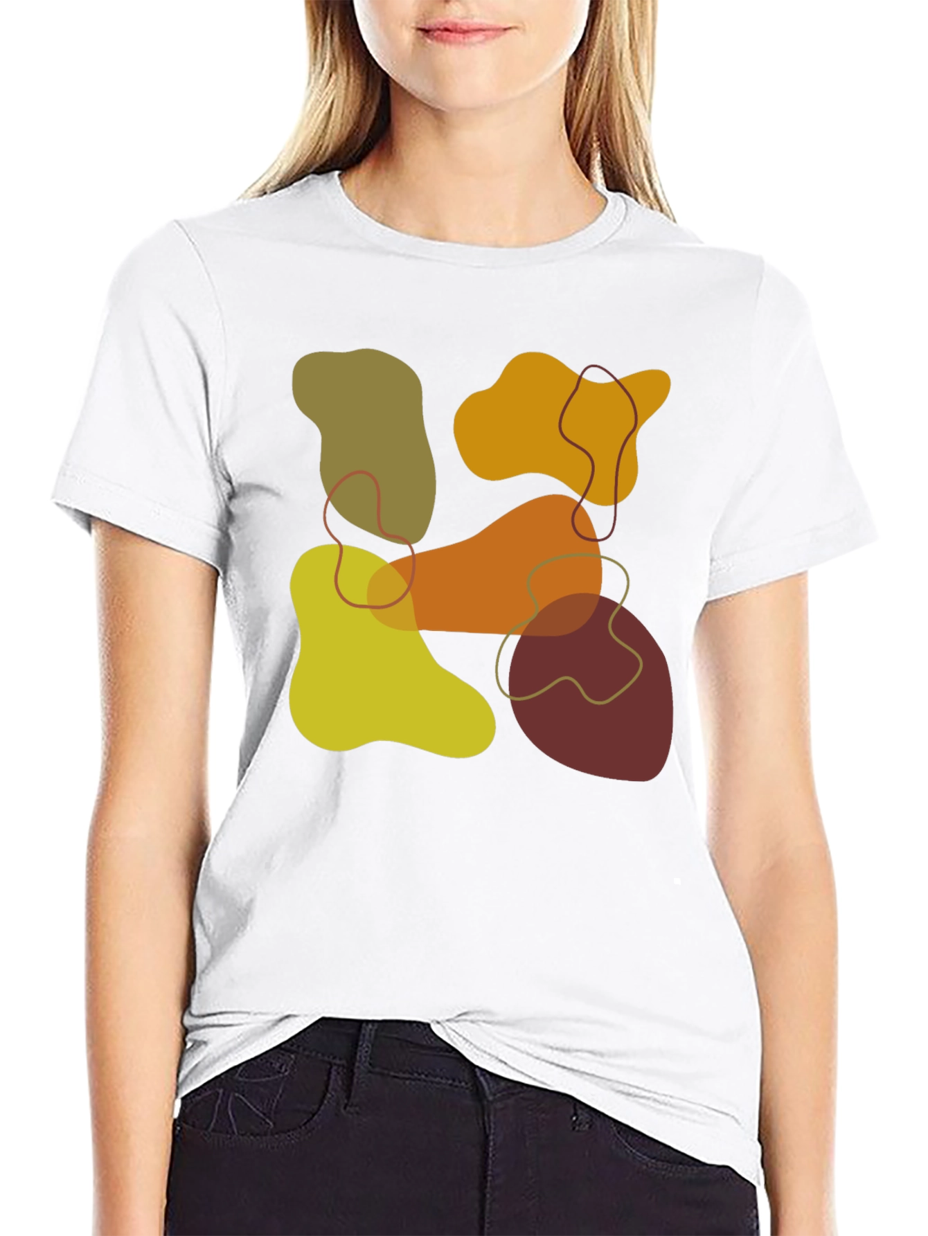 Abstract Geometric T-Shirt - Modern Art Tee