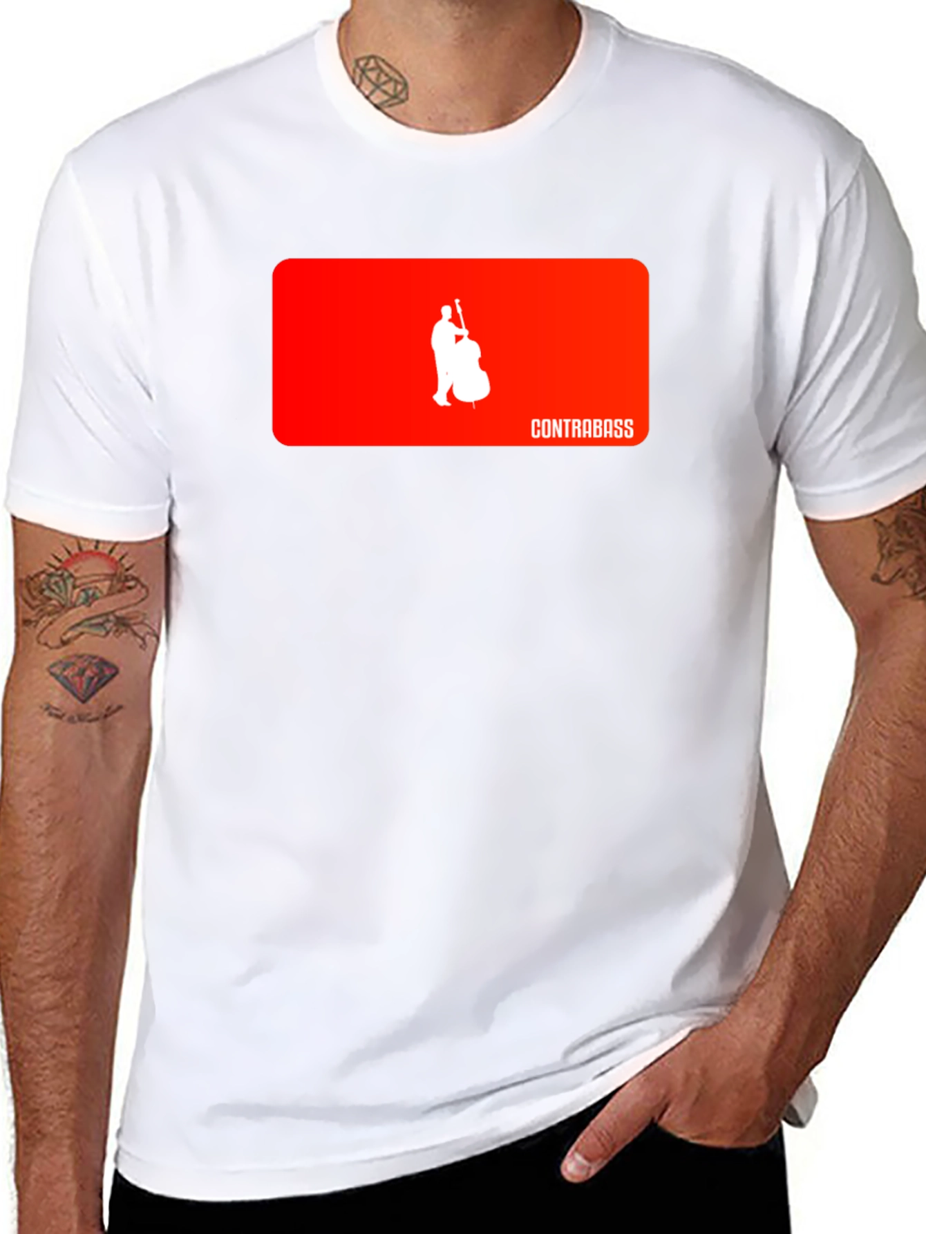 Contrabass Player Graphic Tee