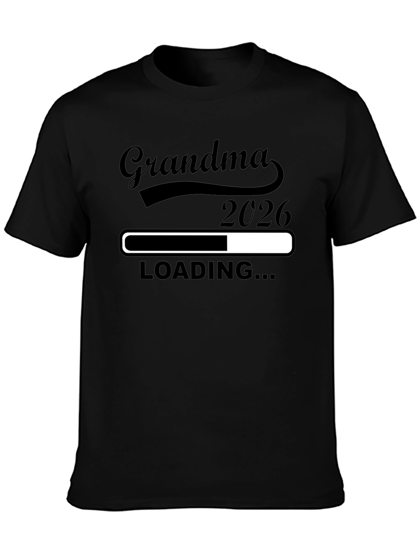 Grandma 2026 Loading T-Shirt - Expecting Announcement Tee