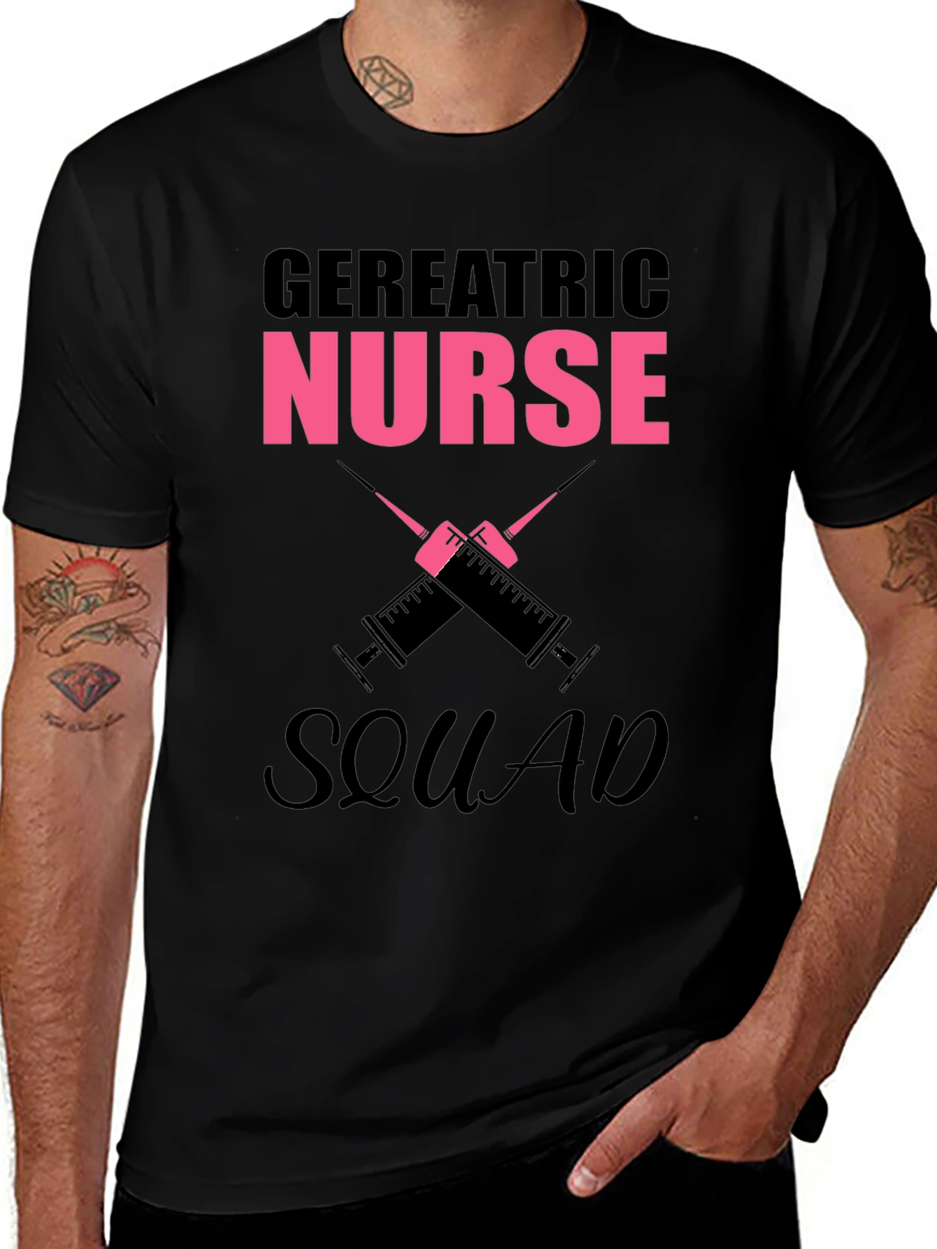 Geriatric Nurse Squad T-Shirt - Medical Team Apparel