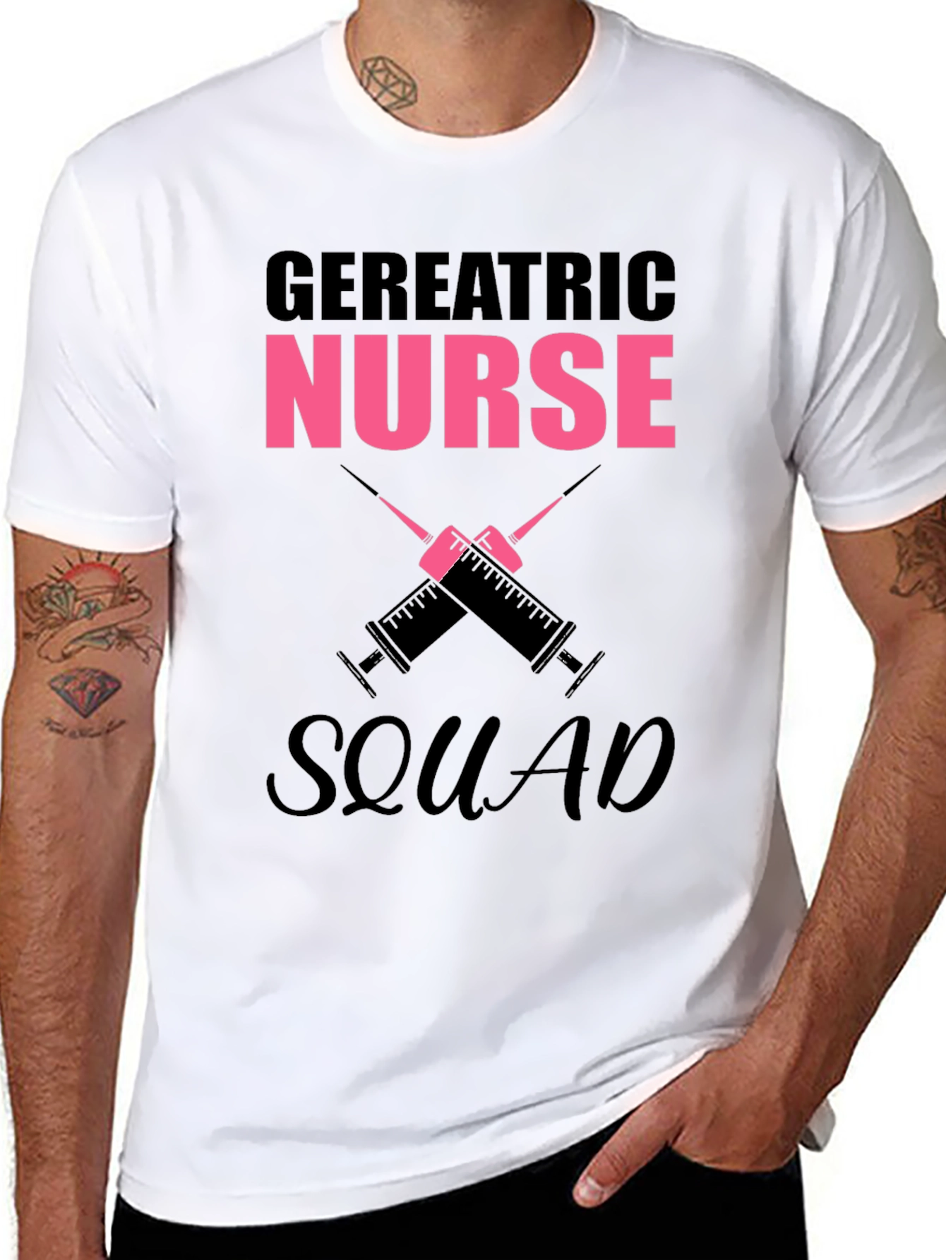 Geriatric Nurse Squad T-Shirt - Medical Team Apparel