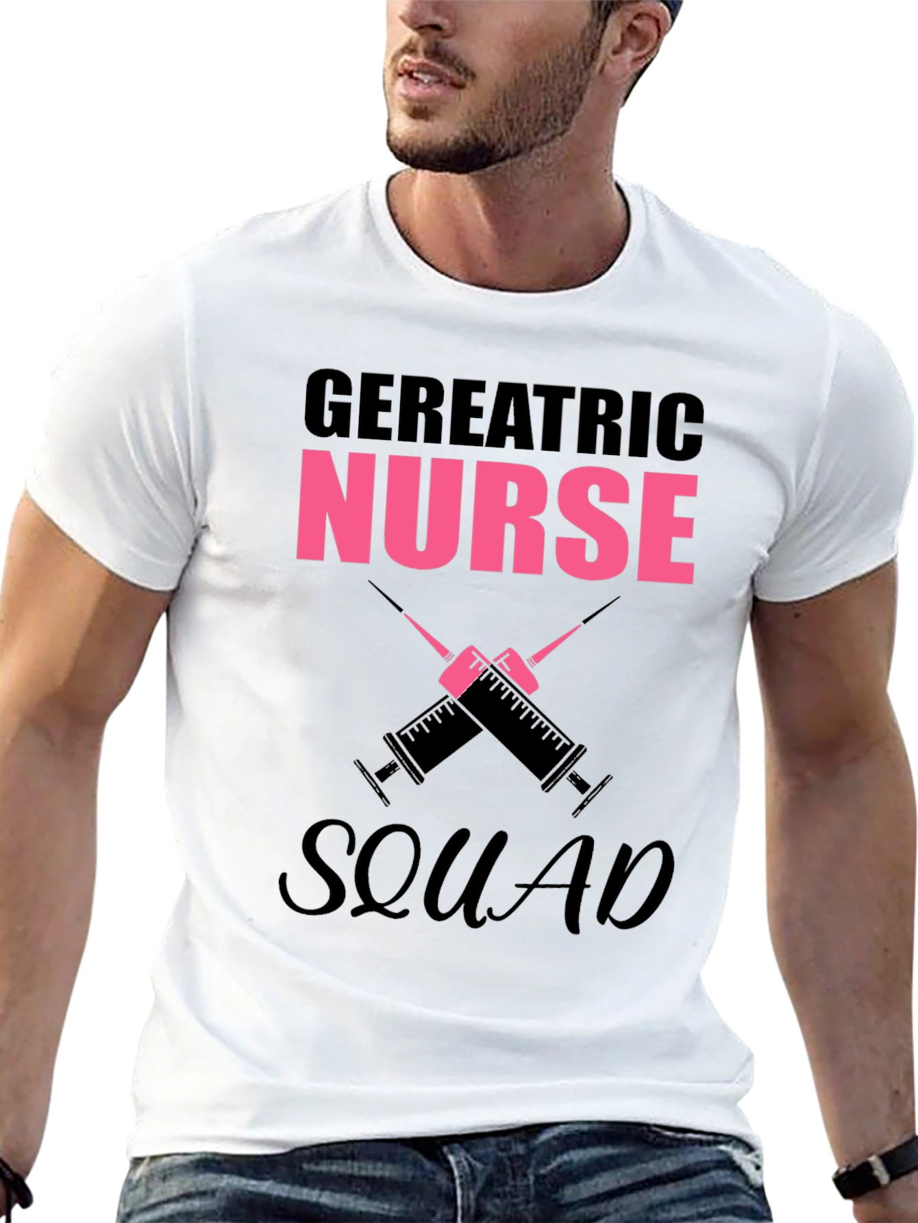 Geriatric Nurse Squad T-Shirt - Medical Team Apparel