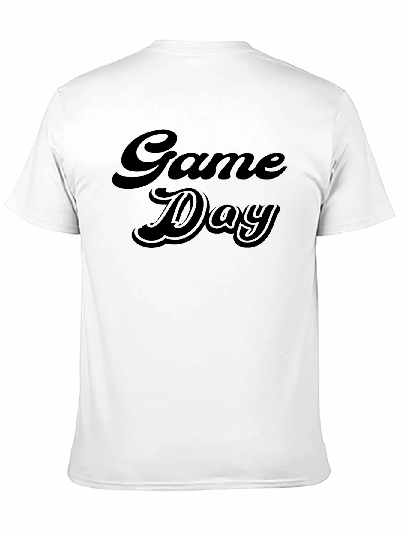 Game Day Black Graphic Tee