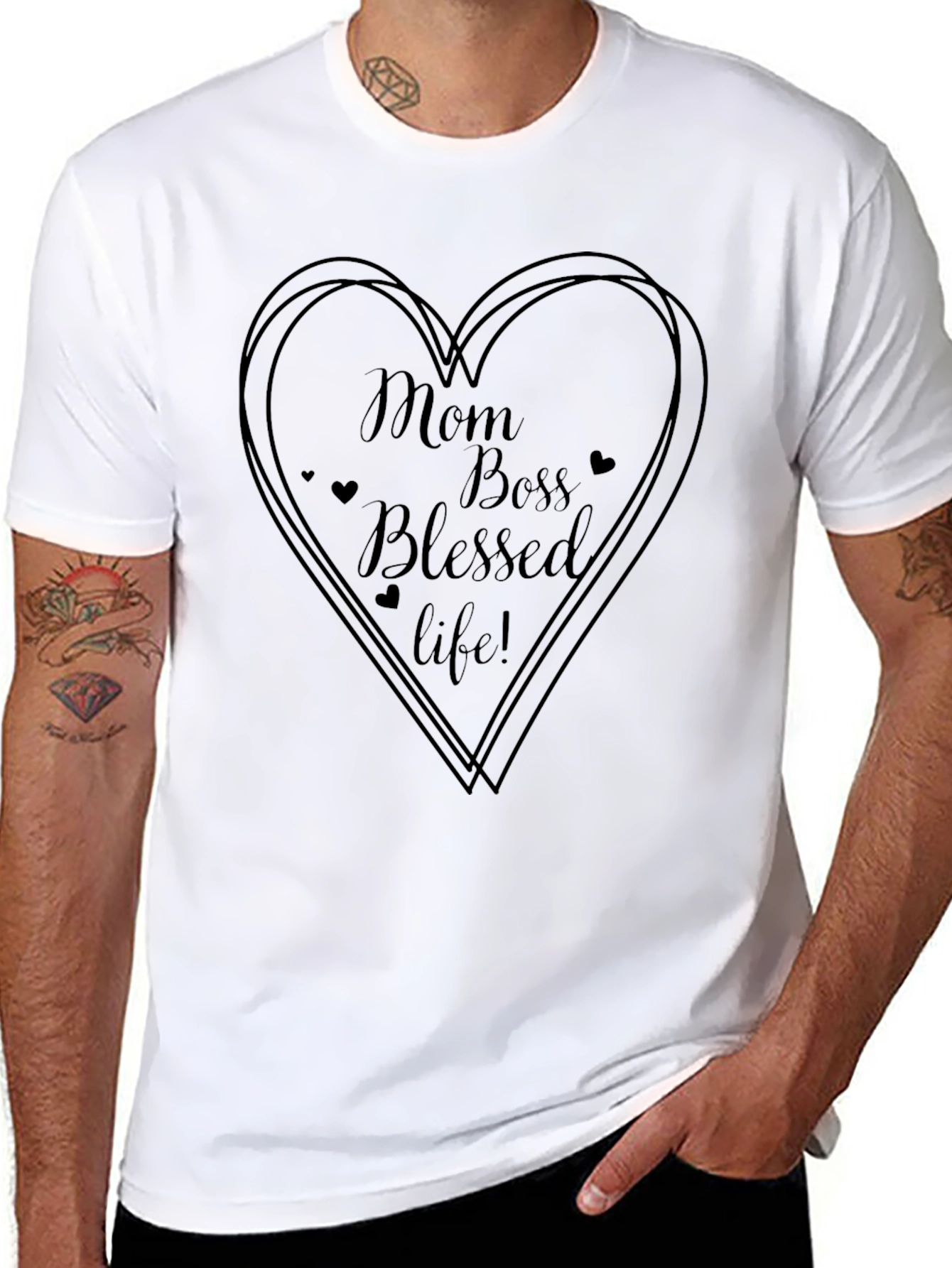 Mom Boss Blessed Life T-Shirt