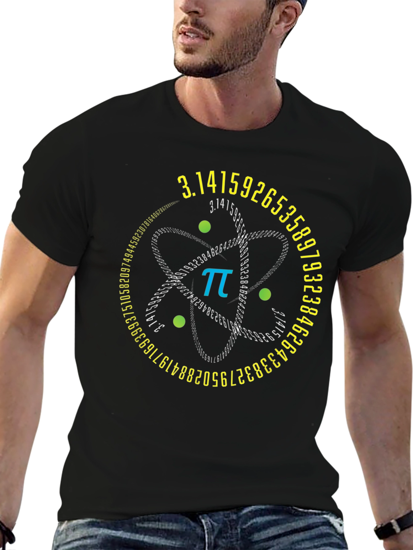 Pi Atom T-Shirt - Math & Science Tee