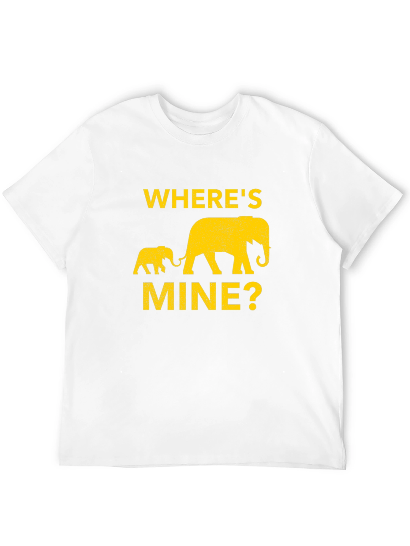 Wheres Mine? Elephant Graphic Print Tee
