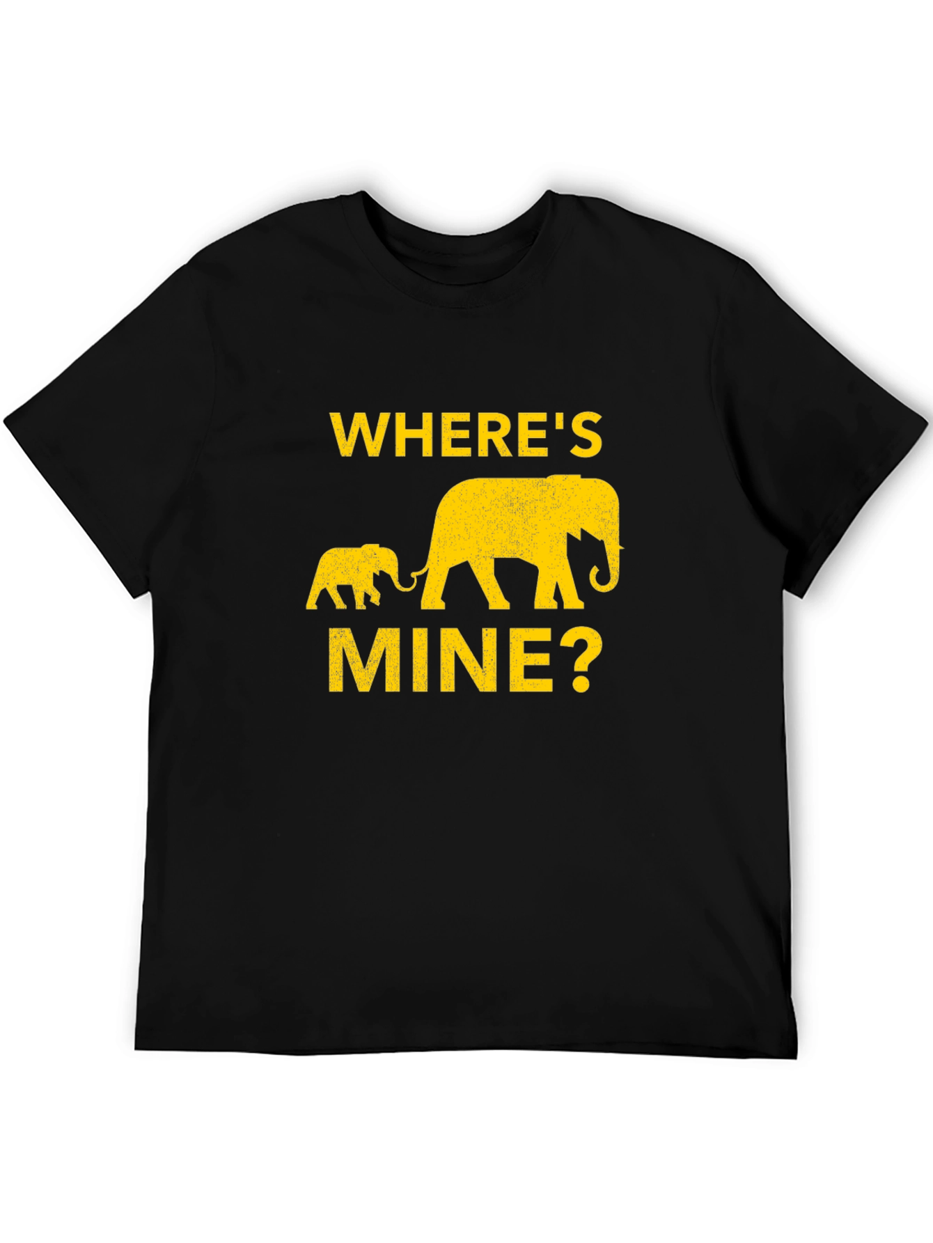 Wheres Mine? Elephant Graphic Print Tee