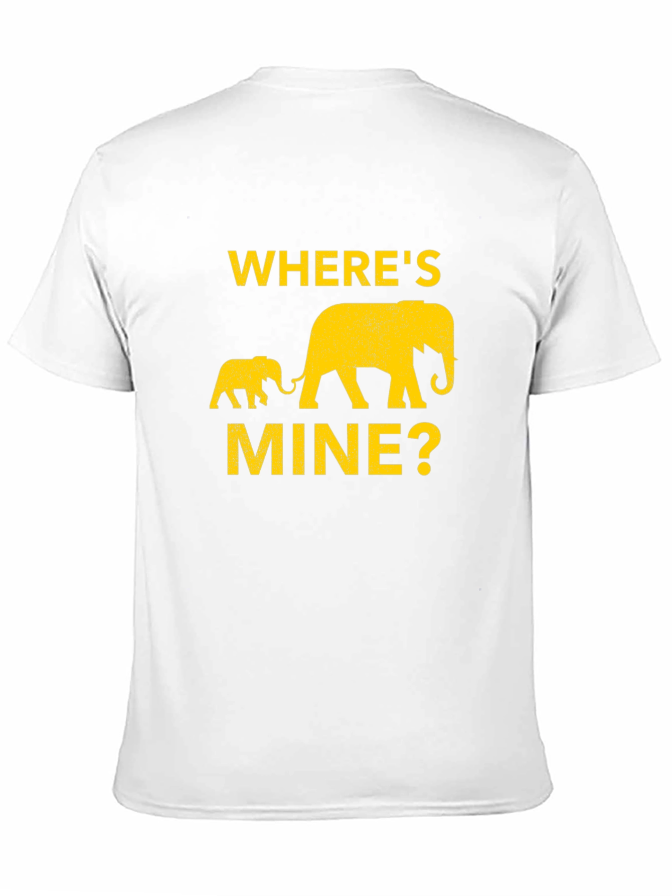 Wheres Mine? Elephant Graphic Print Tee