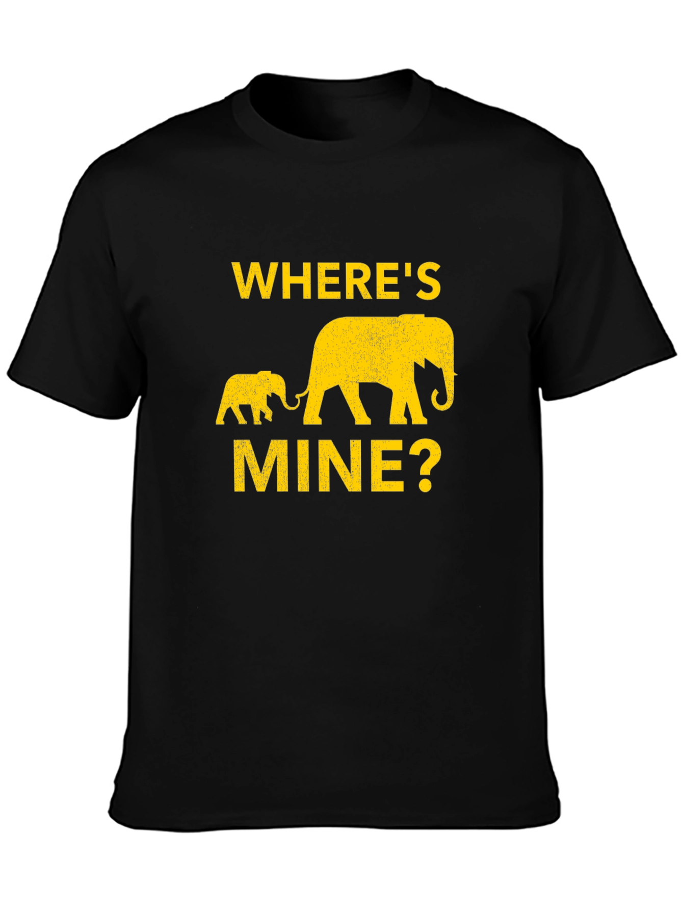 Wheres Mine? Elephant Graphic Print Tee