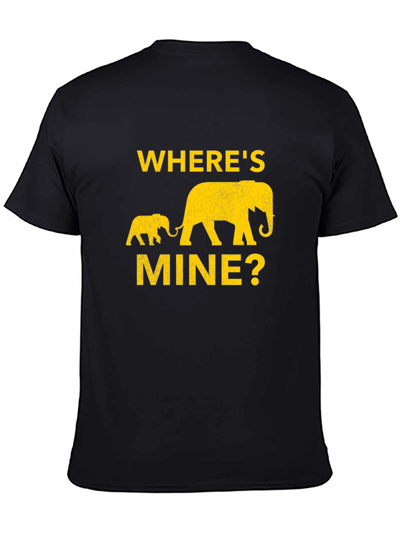 Wheres Mine? Elephant Graphic Print Tee