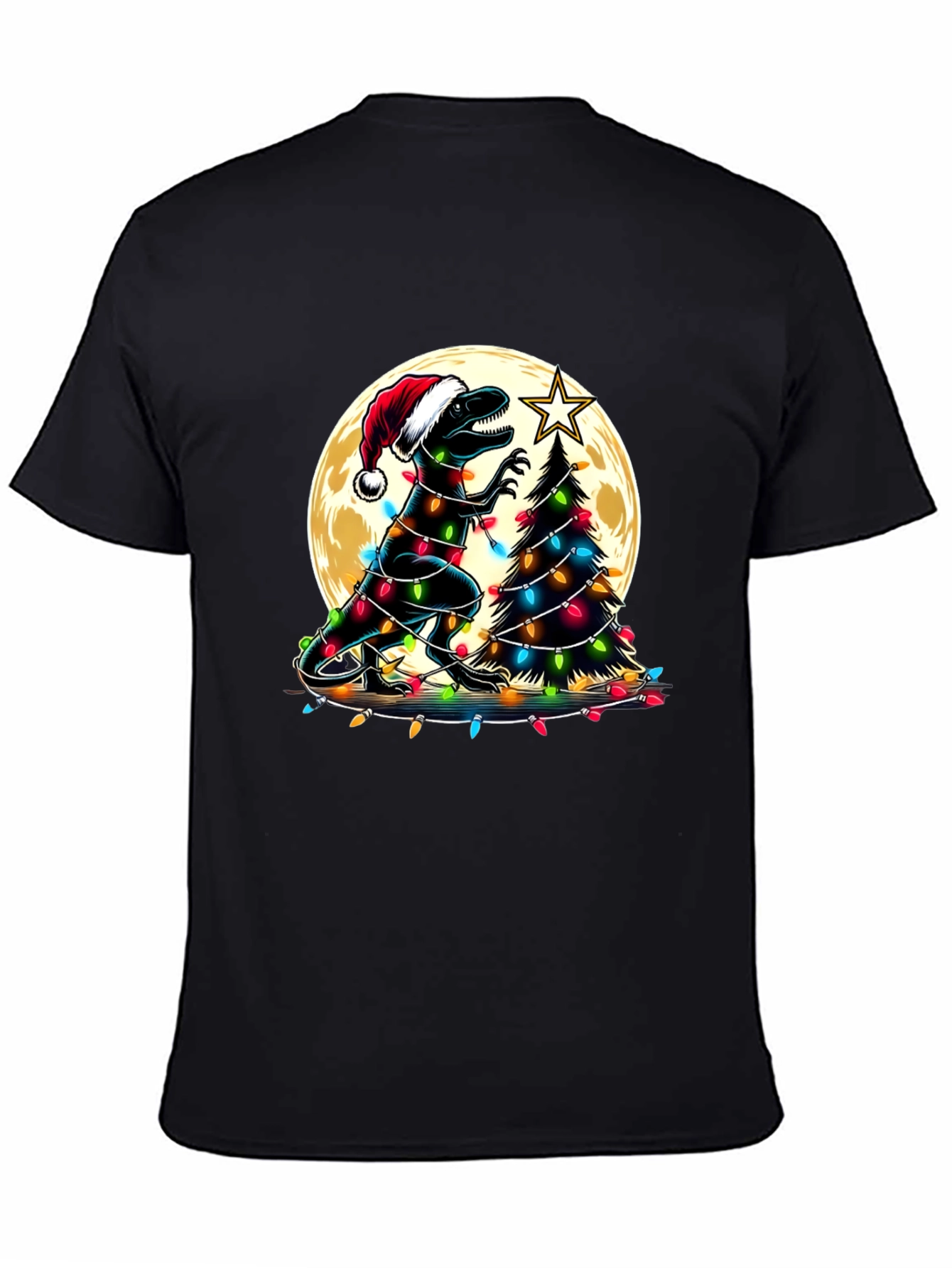 Festive Dinosaur Christmas T-Shirt