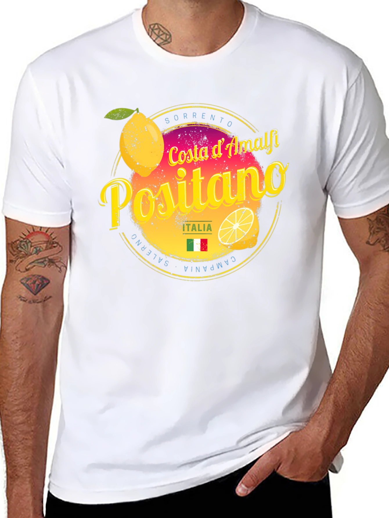 Positano Italy T-Shirt | Amalfi Coast Souvenir Tee