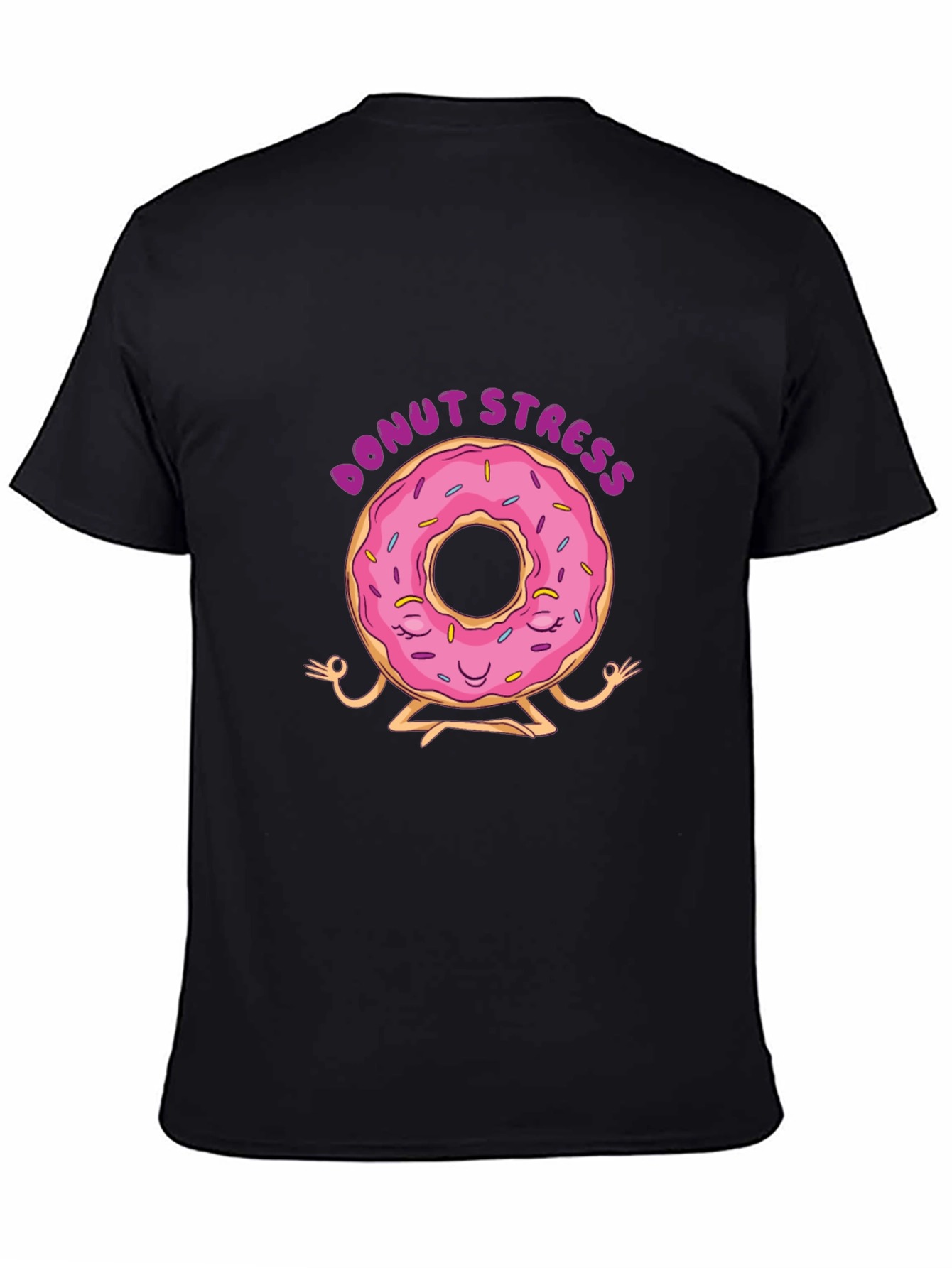 Donut Stress T-Shirt - Funny Yoga Relaxation Tee