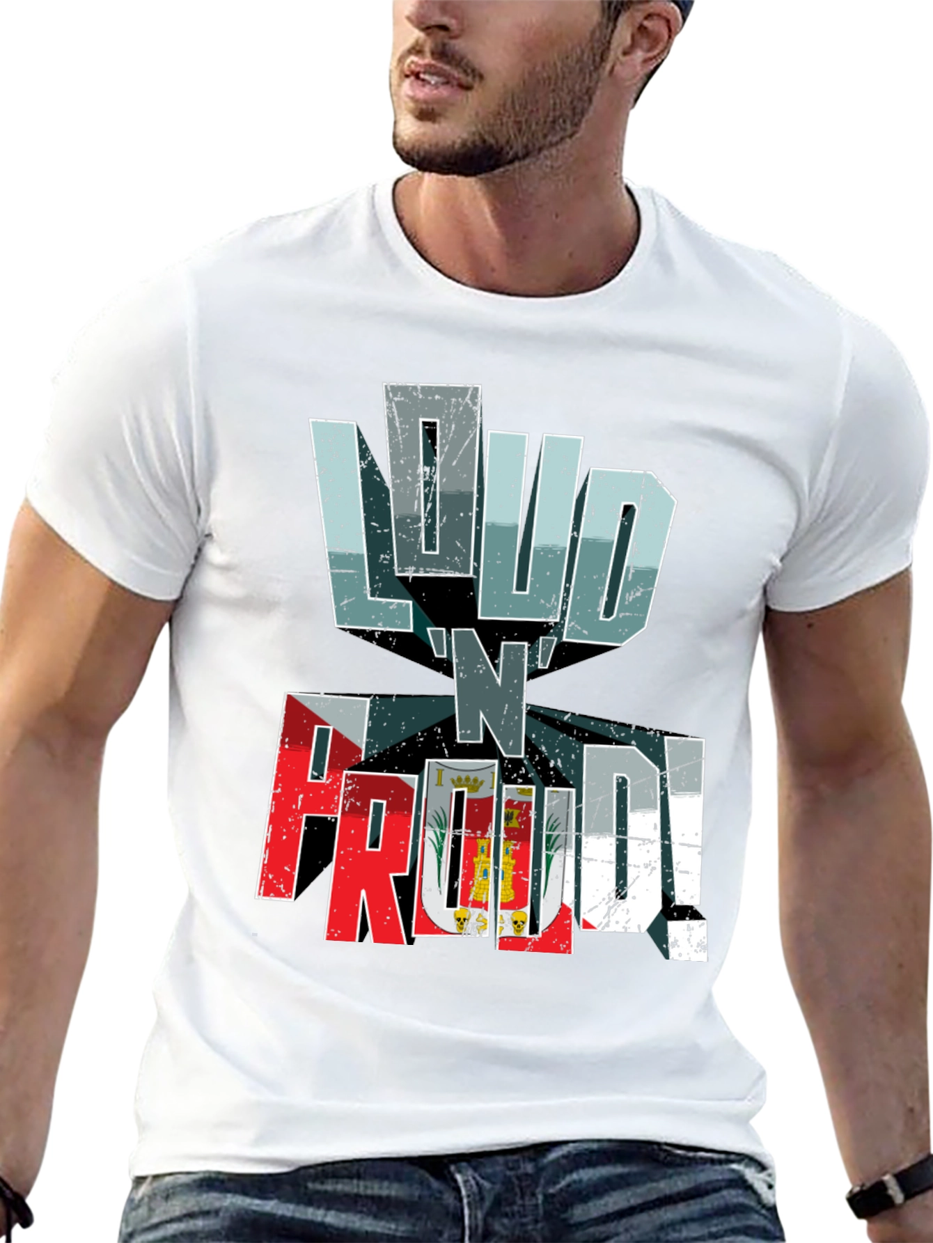 Loud N Proud Graphic Tee - Black