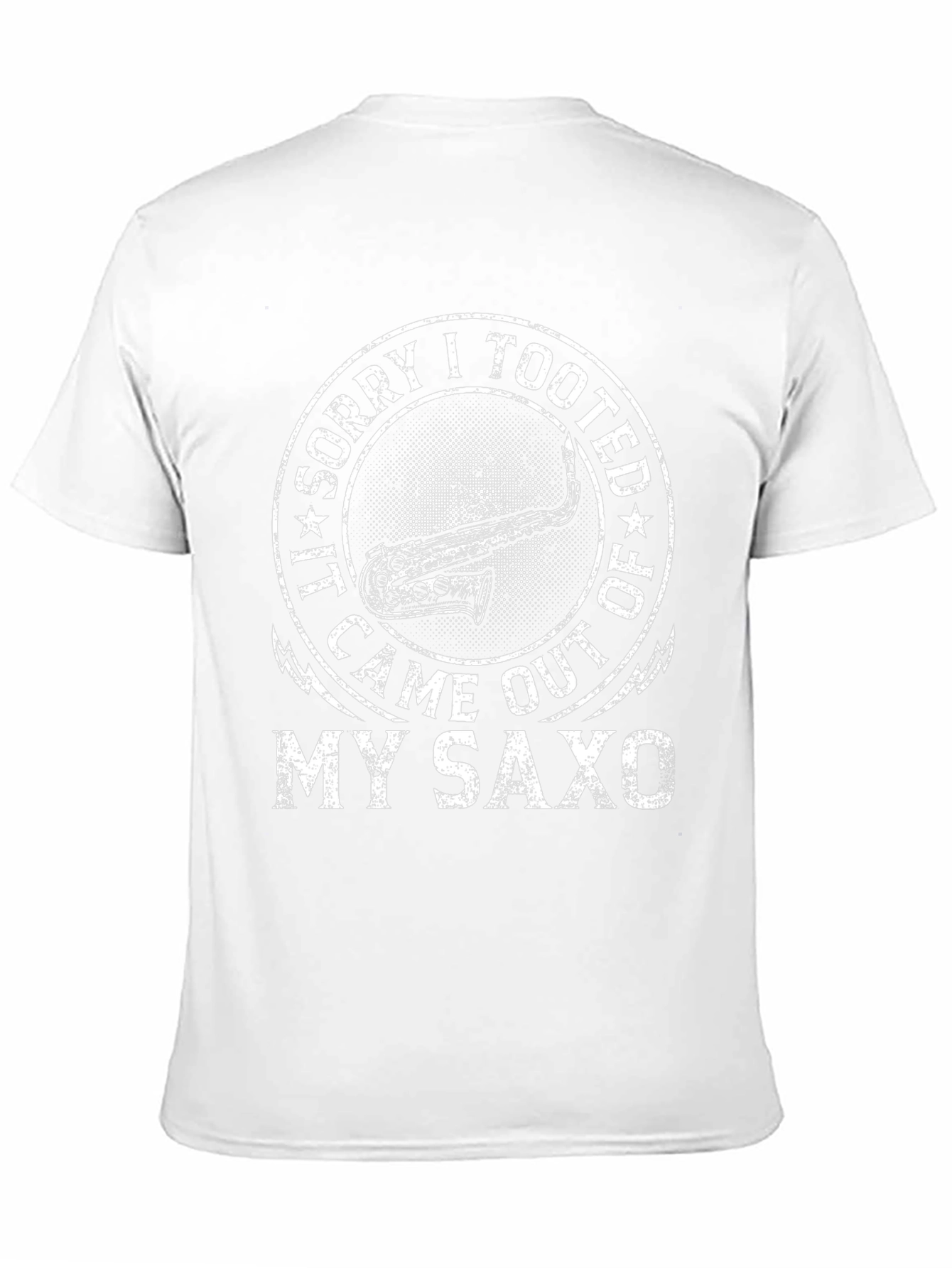 Saxophone T-Shirt: Sorry I Tooted
