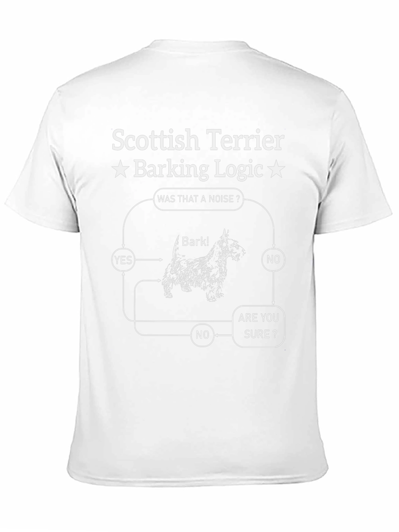 Scottish Terrier Barking Logic T-Shirt