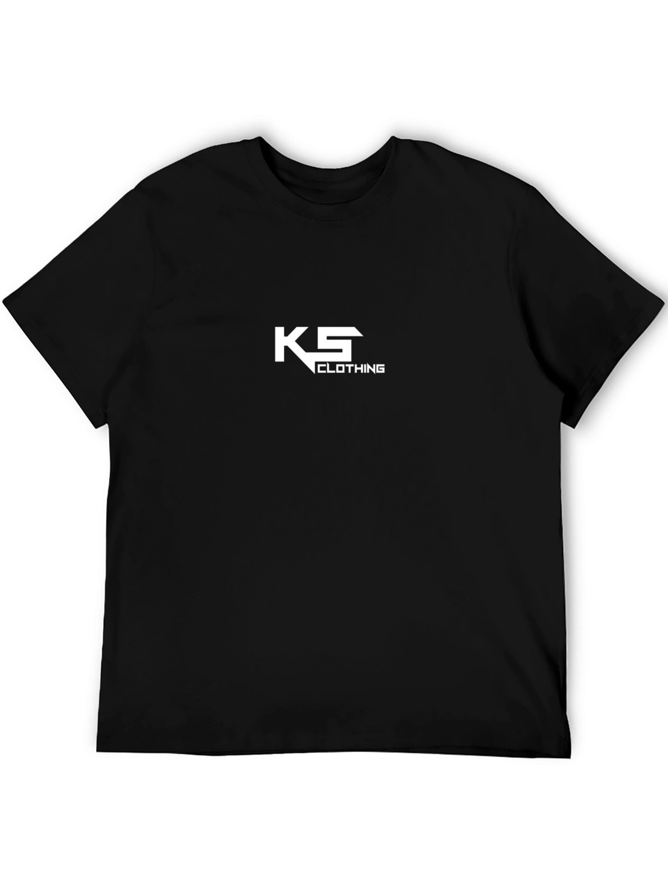 Mens Black KS Clothing Graphic Tee