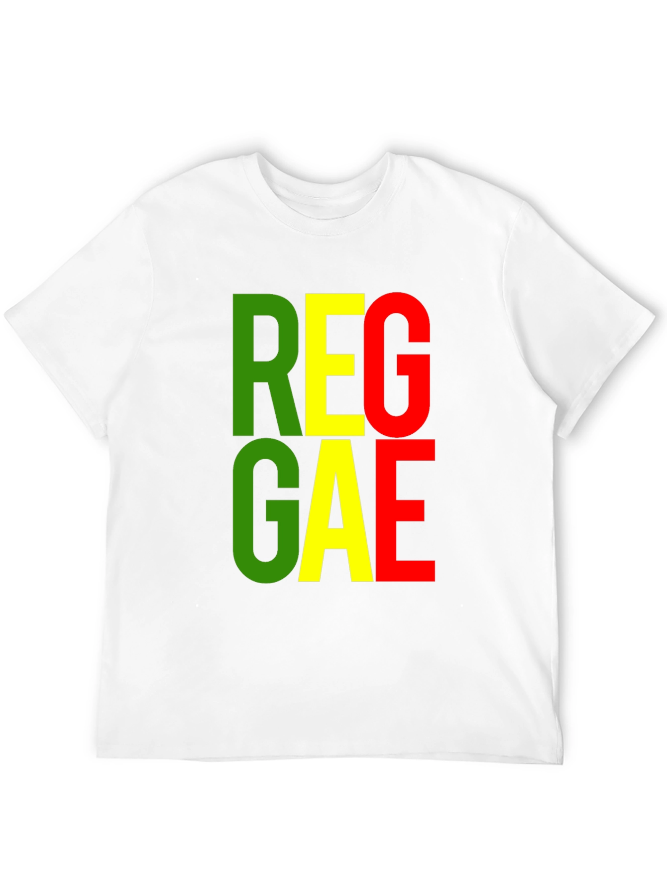 Reggae Graphic Tee - Black Cotton T-Shirt
