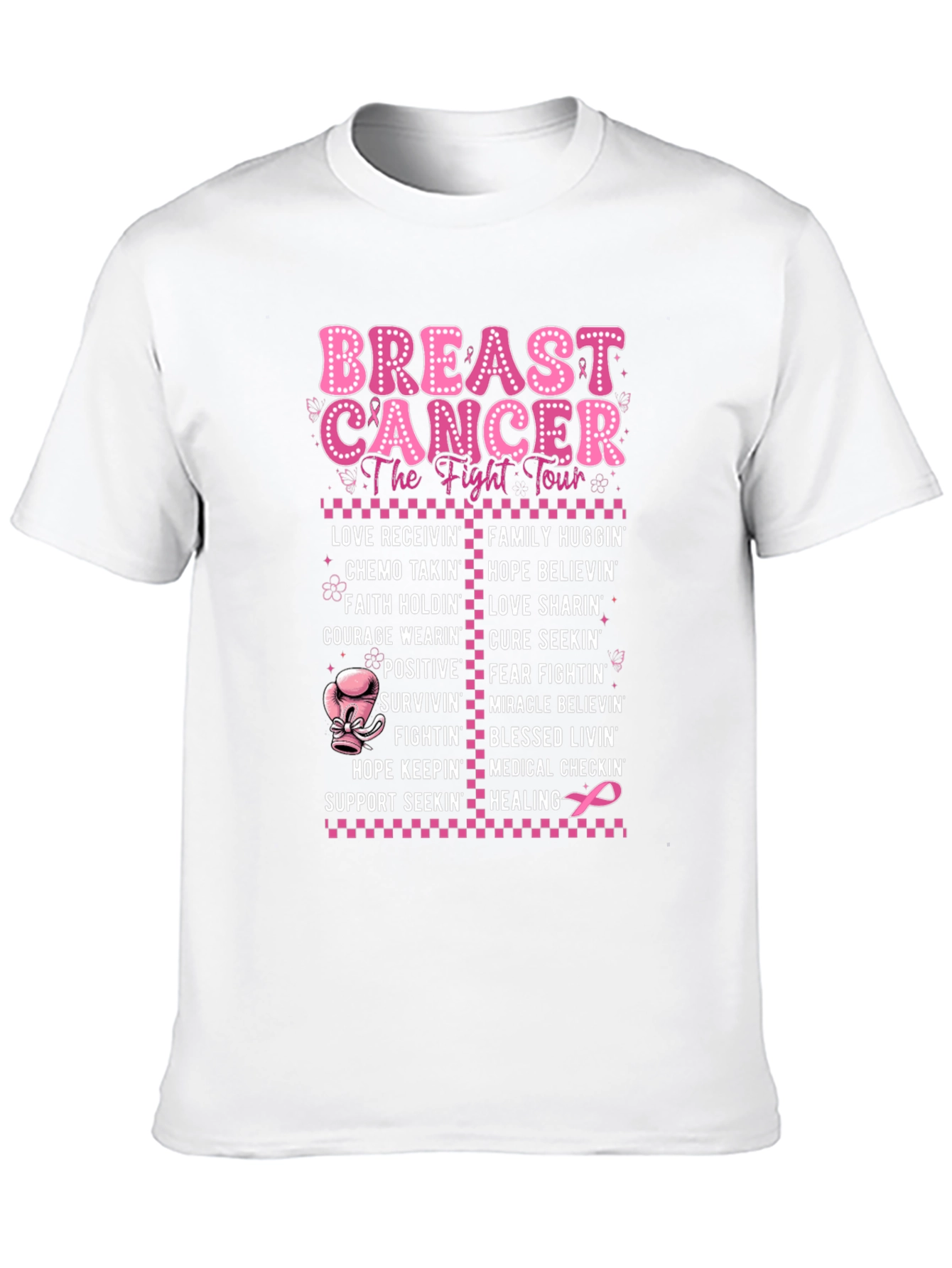 Breast Cancer Fight Tour T-Shirt
