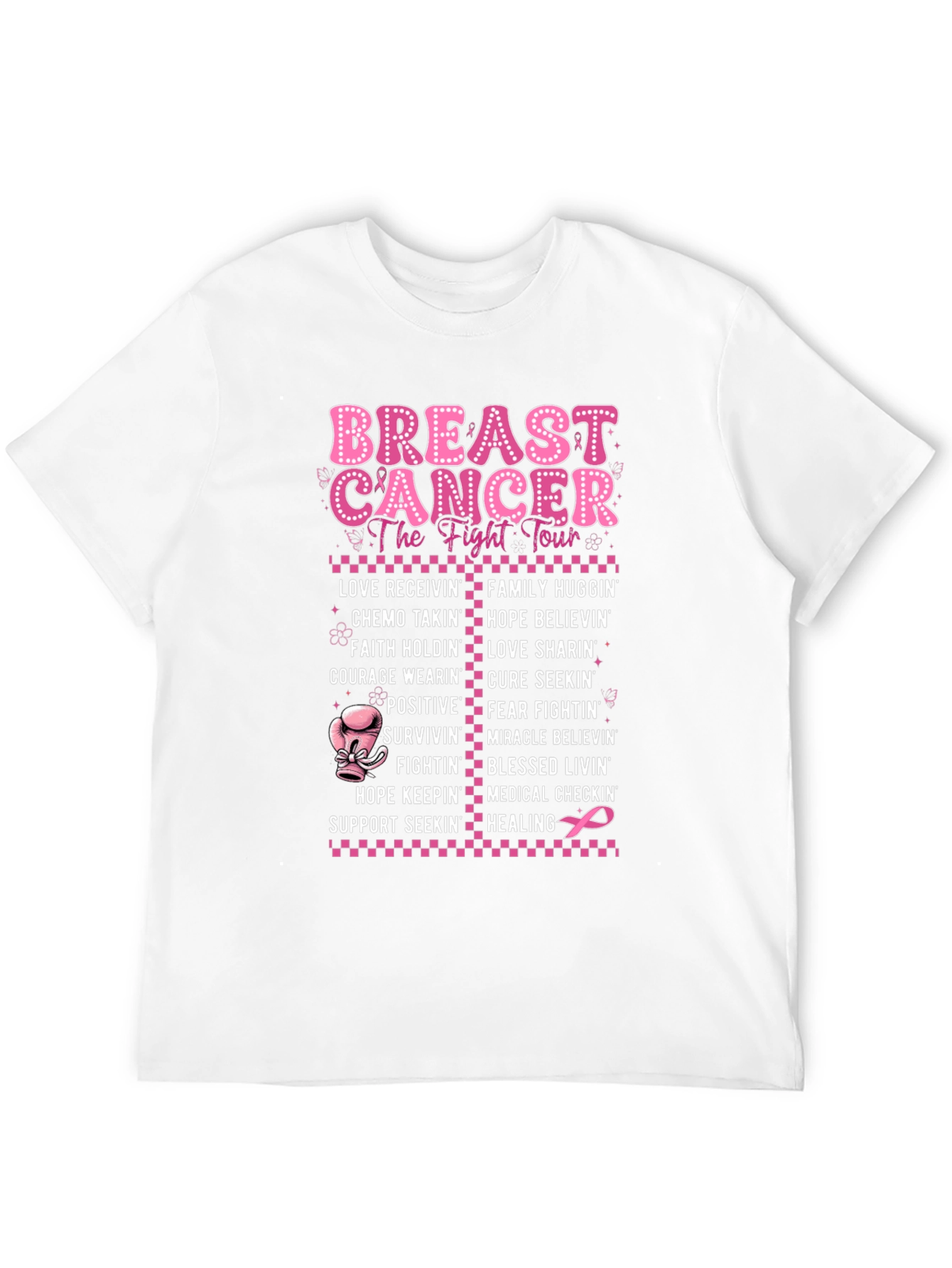 Breast Cancer Fight Tour T-Shirt