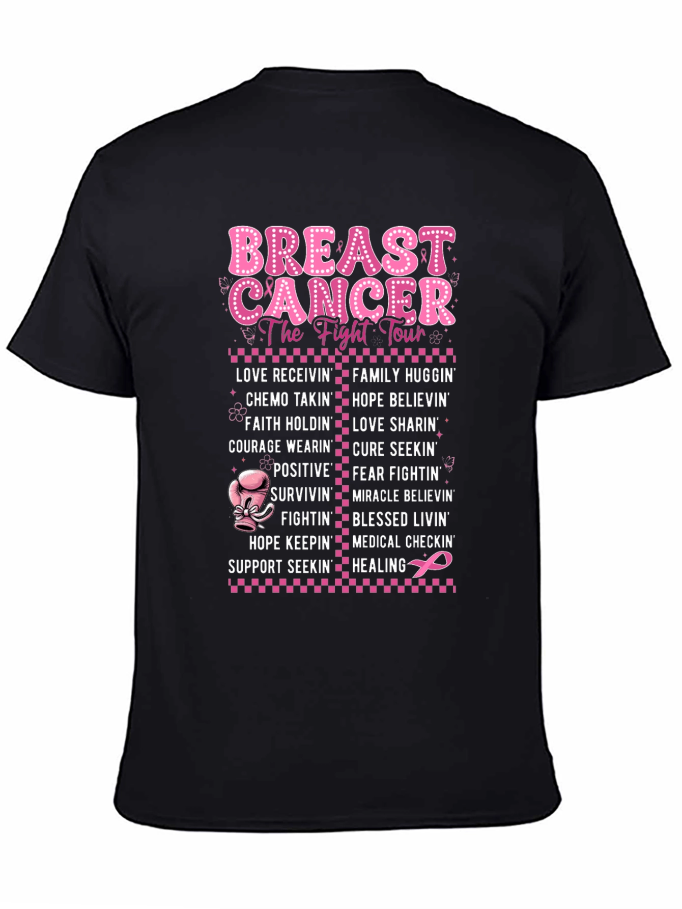 Breast Cancer Fight Tour T-Shirt