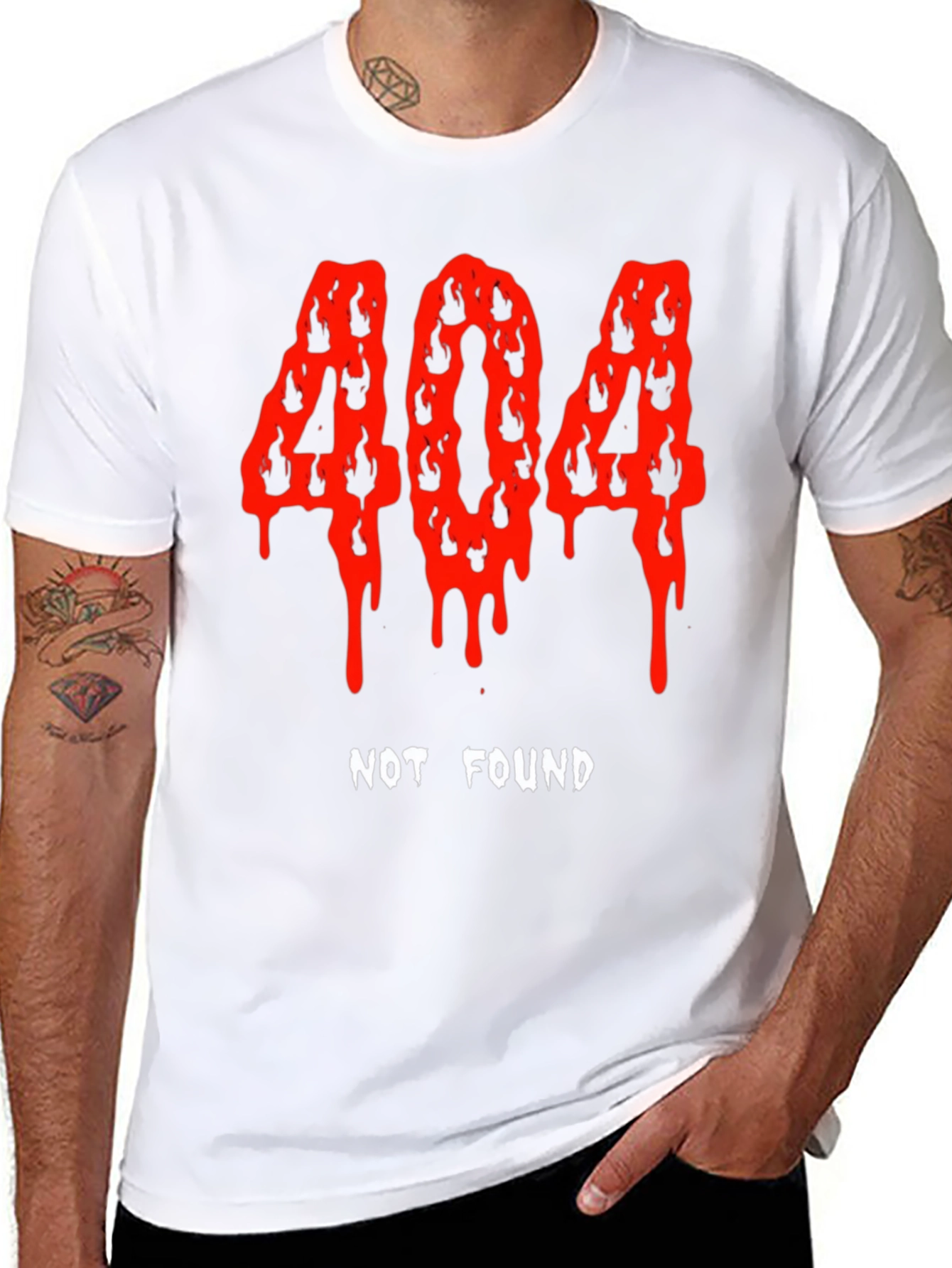 404 Not Found T-Shirt - Unique Graphic Tee