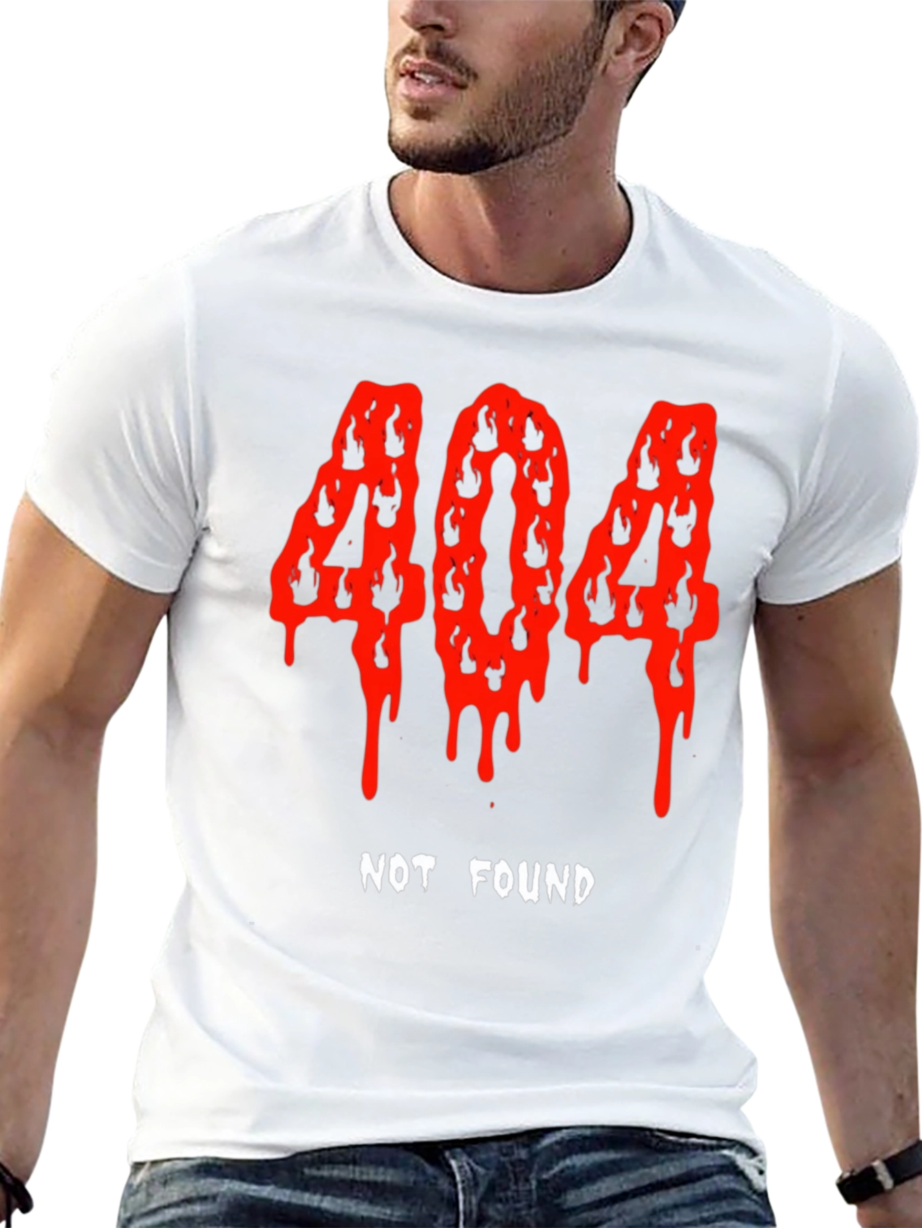 404 Not Found T-Shirt - Unique Graphic Tee