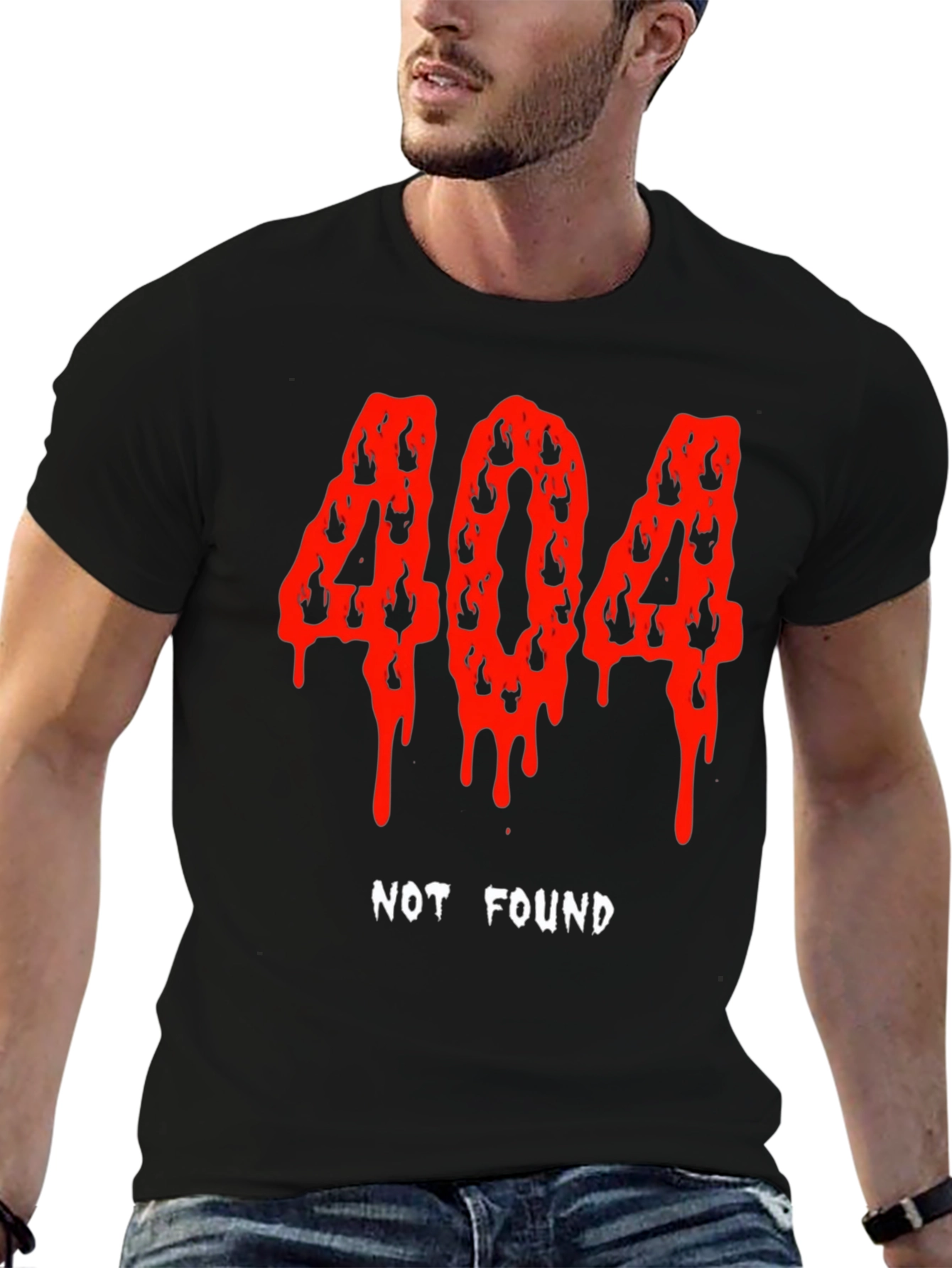404 Not Found T-Shirt - Unique Graphic Tee