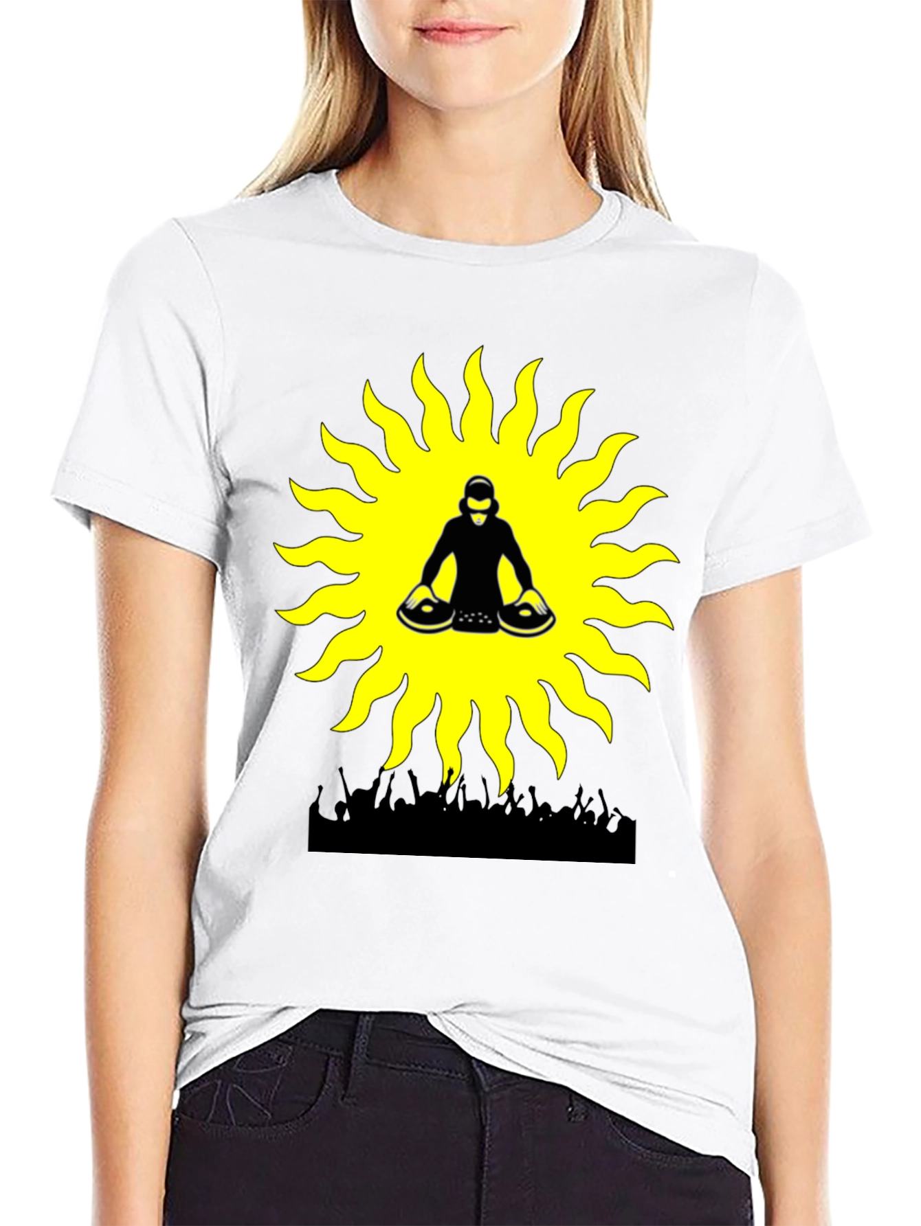 DJ Sun Graphic Tee - Party Vibes