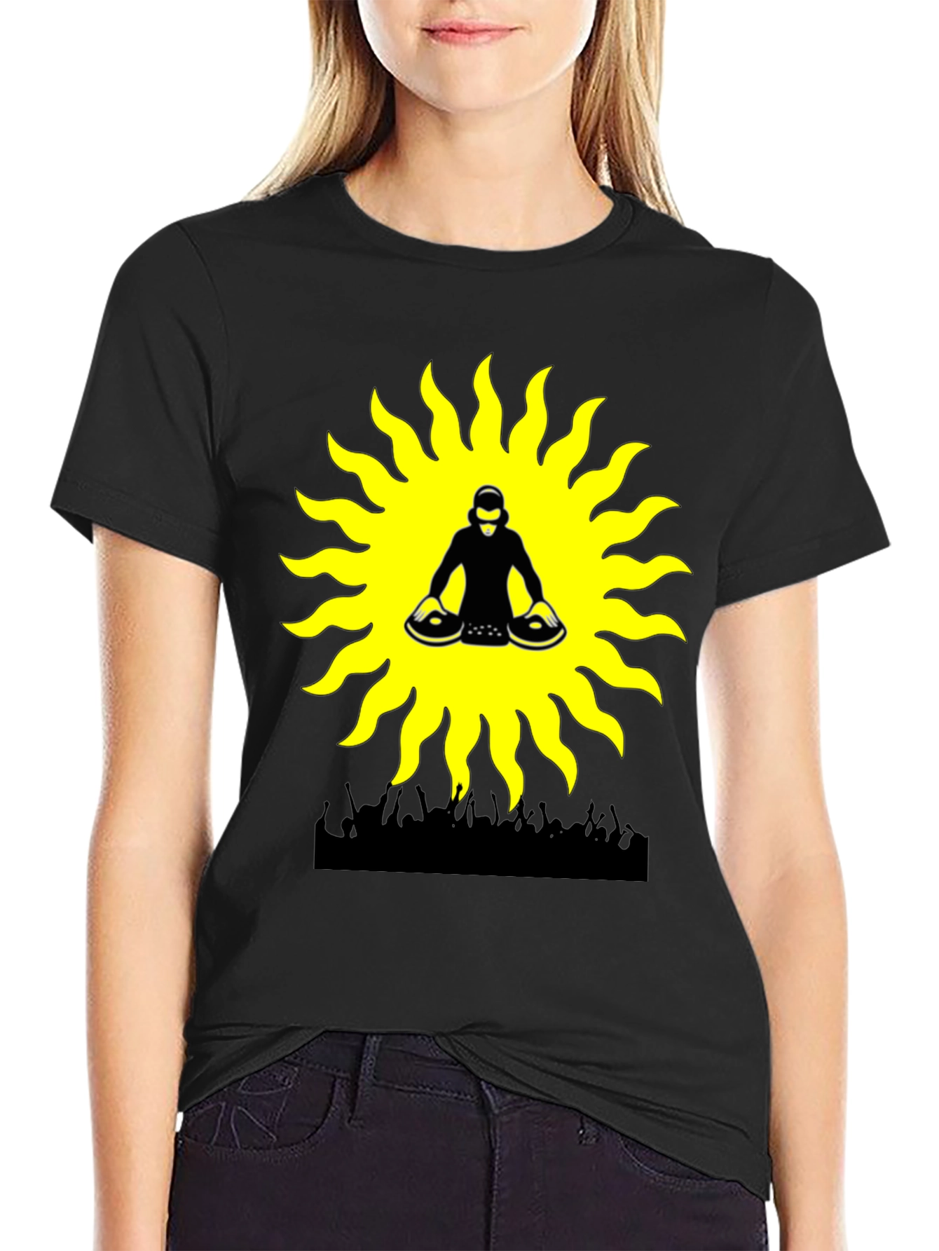 DJ Sun Graphic Tee - Party Vibes
