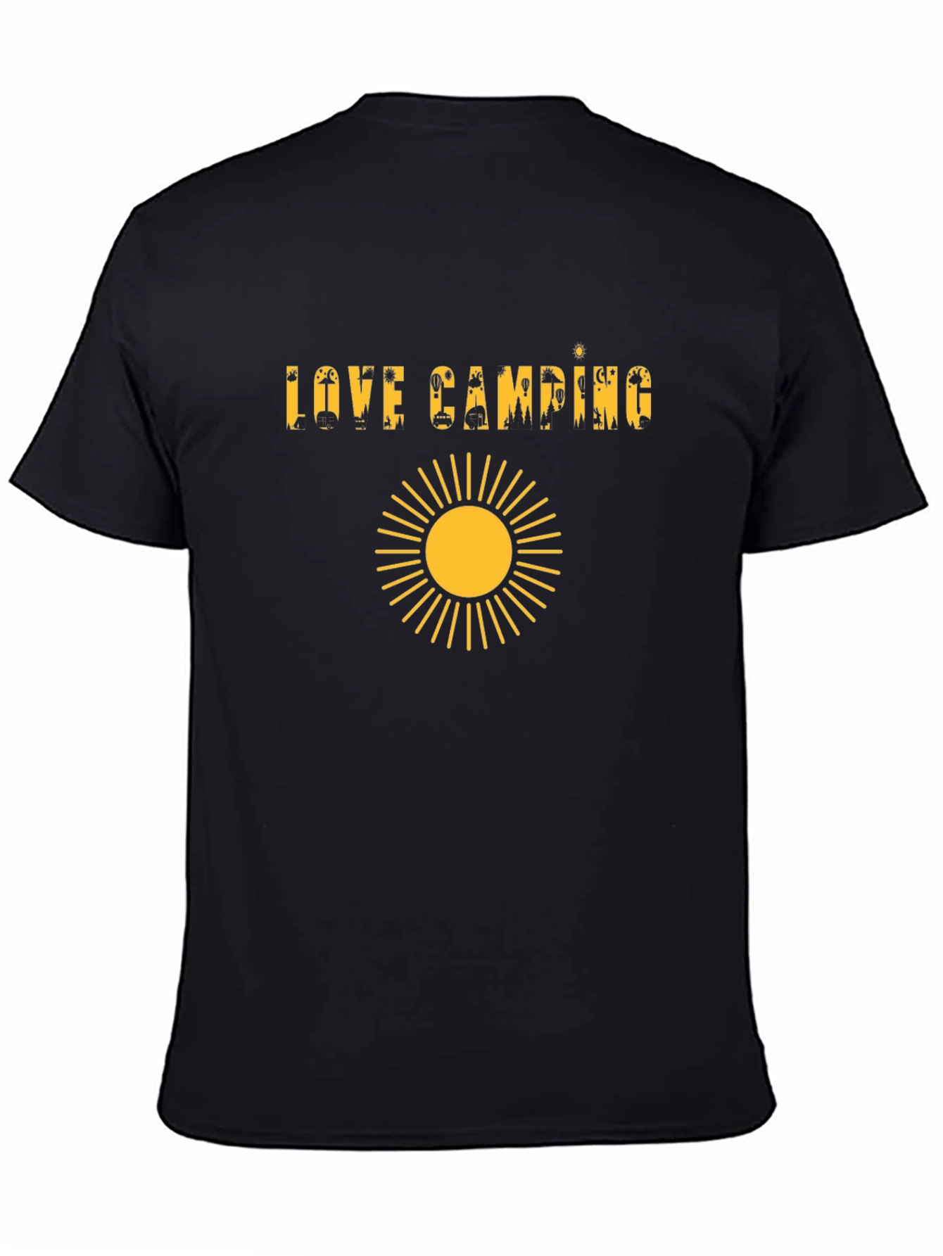 Love Camping Graphic Tee - Sun Design