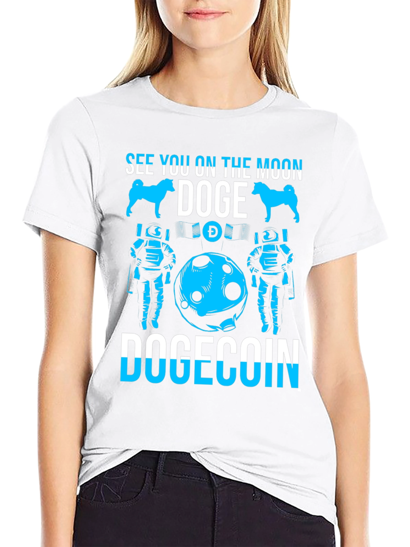 DogeCoin to the Moon T-Shirt