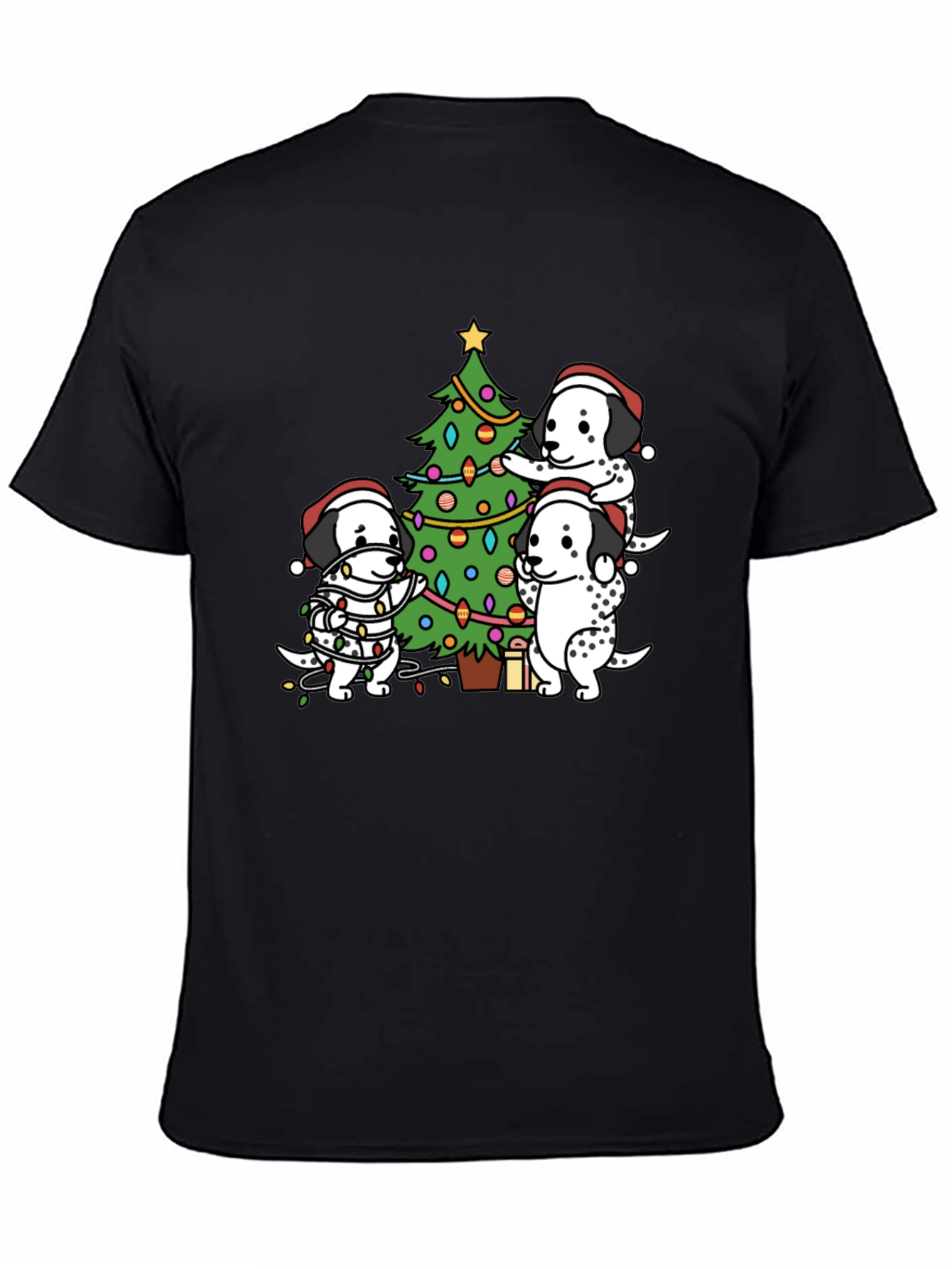 Dog Christmas Tree T-Shirt Holiday Tee