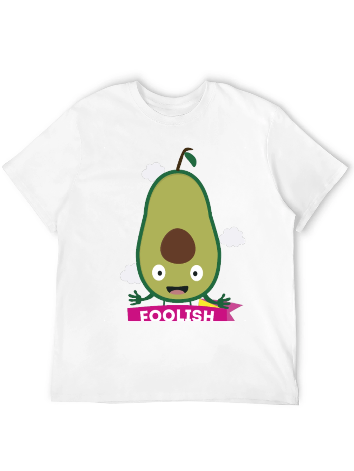 Foolish Avocado Graphic T-Shirt - Black