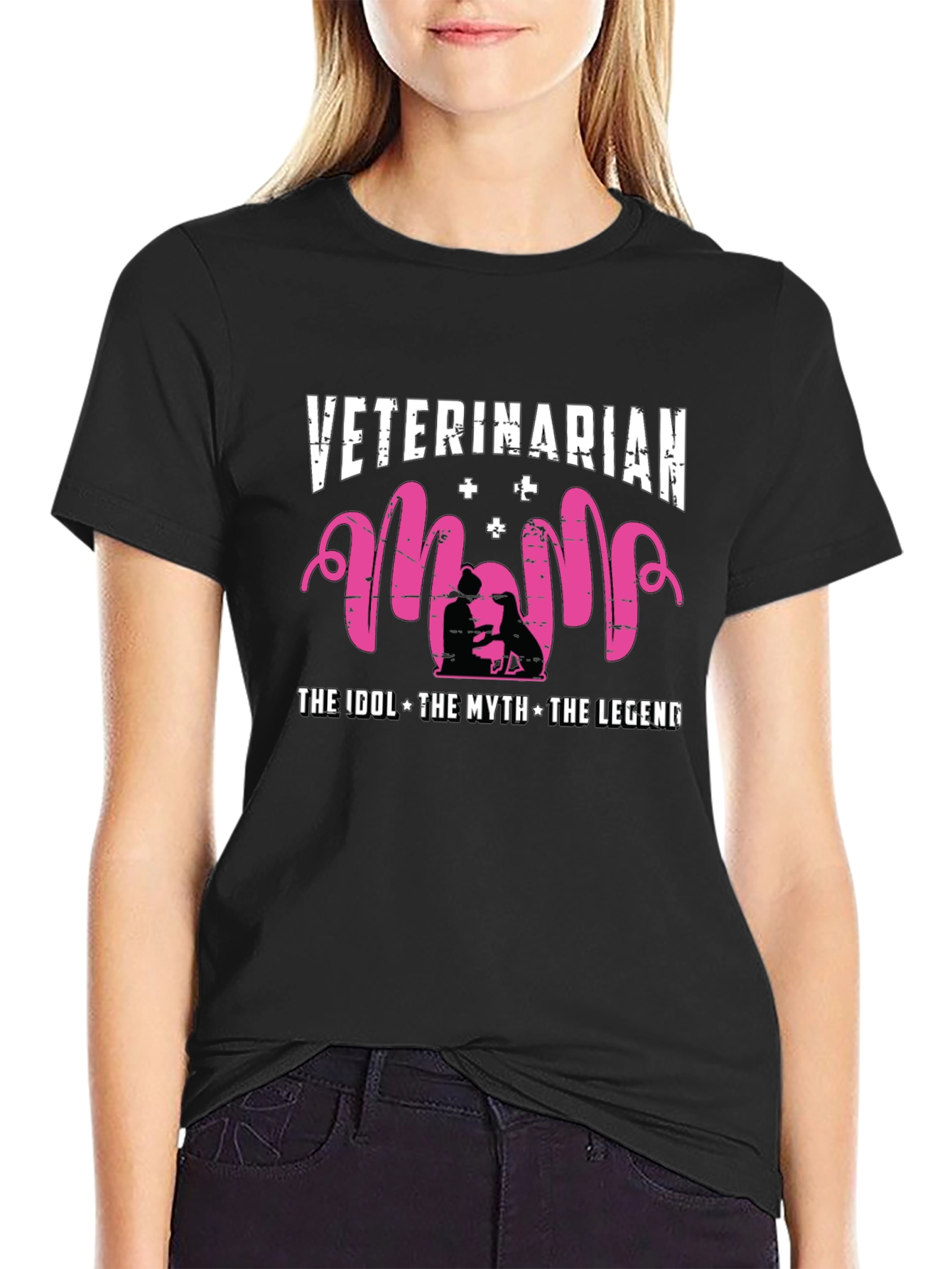 Veterinarian Mom T-Shirt - The Idol Myth Legend