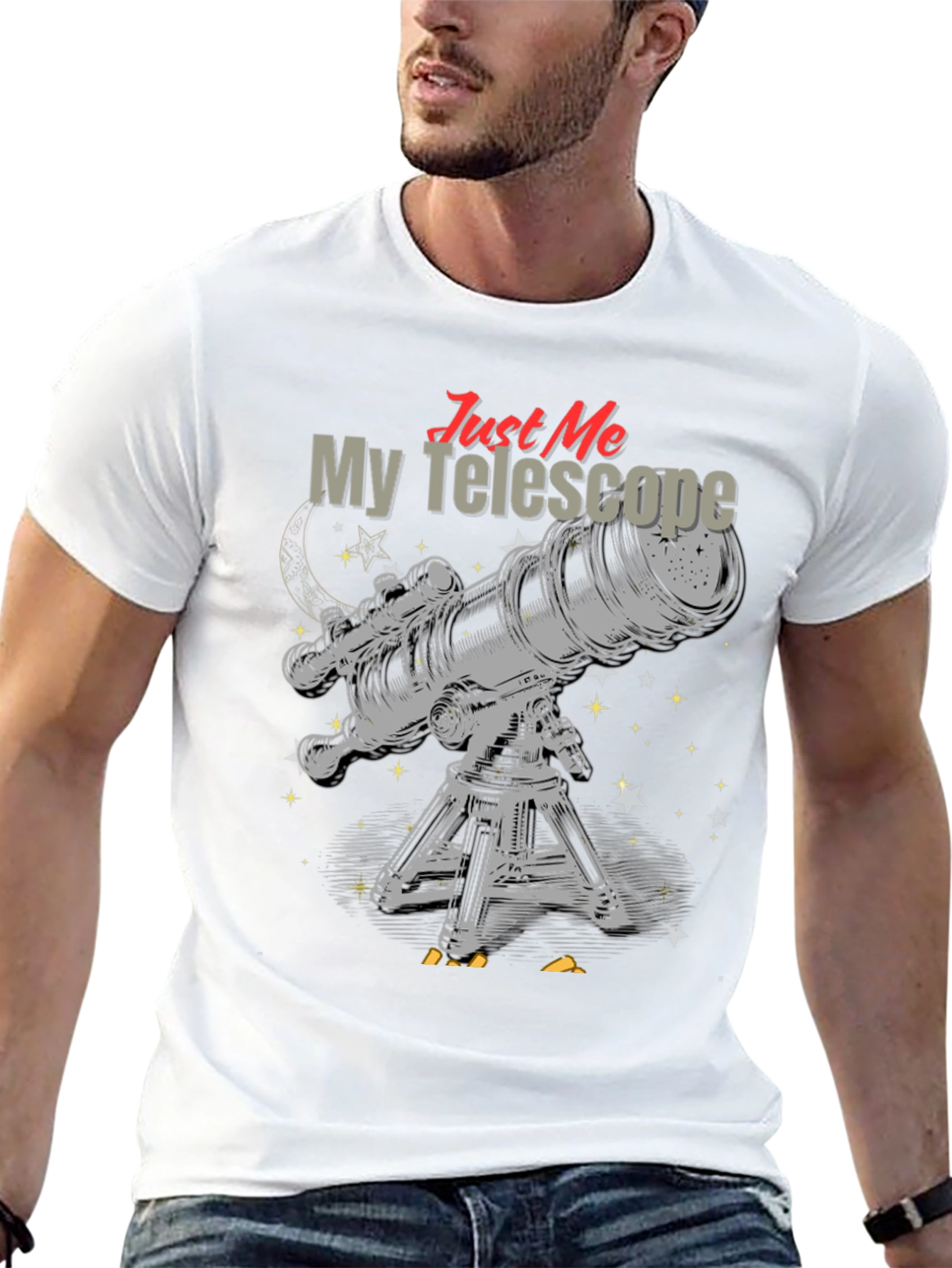 Just Me and My Telescope Graphic Tee