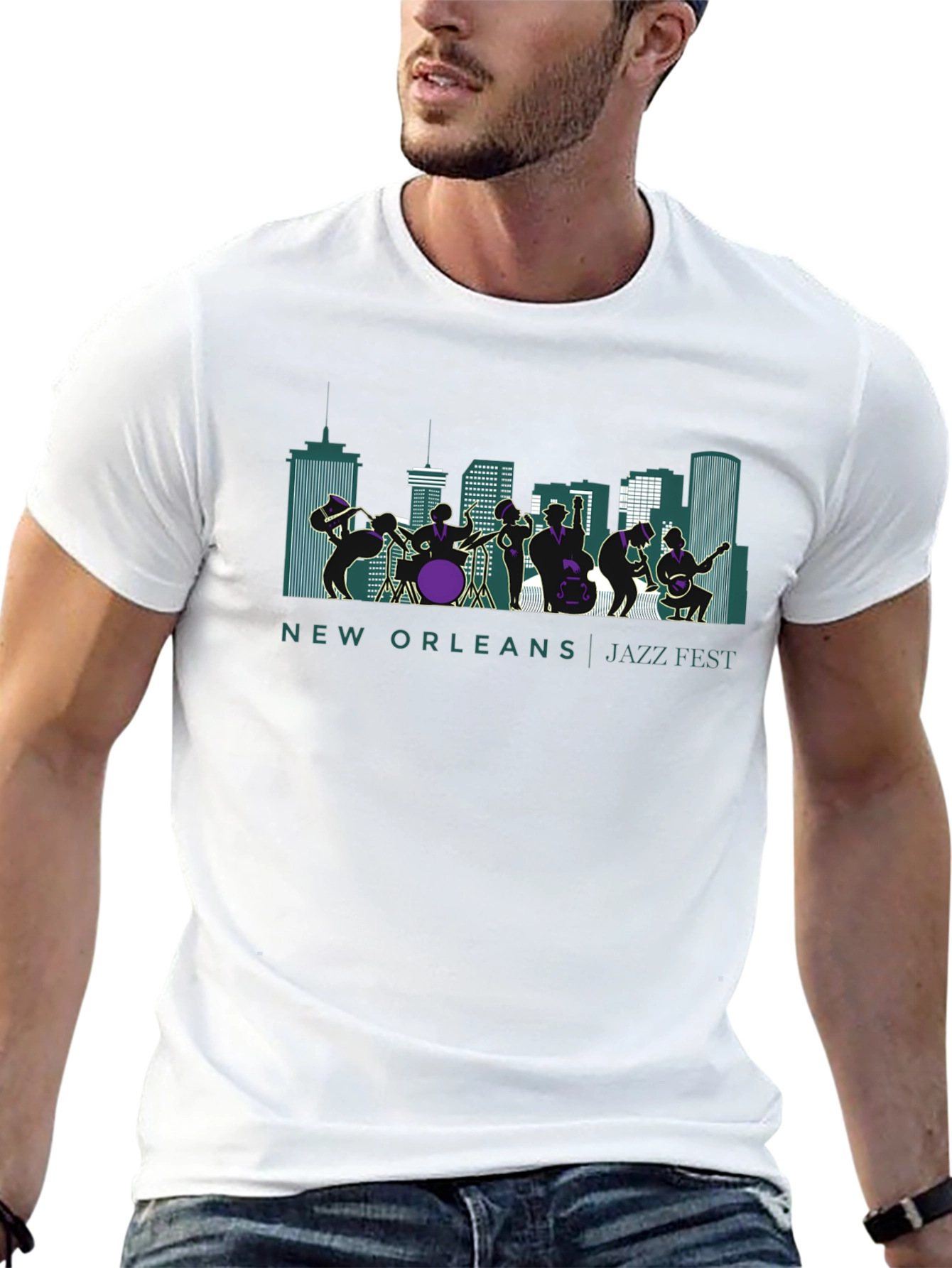 New Orleans Jazz Fest Graphic T-Shirt