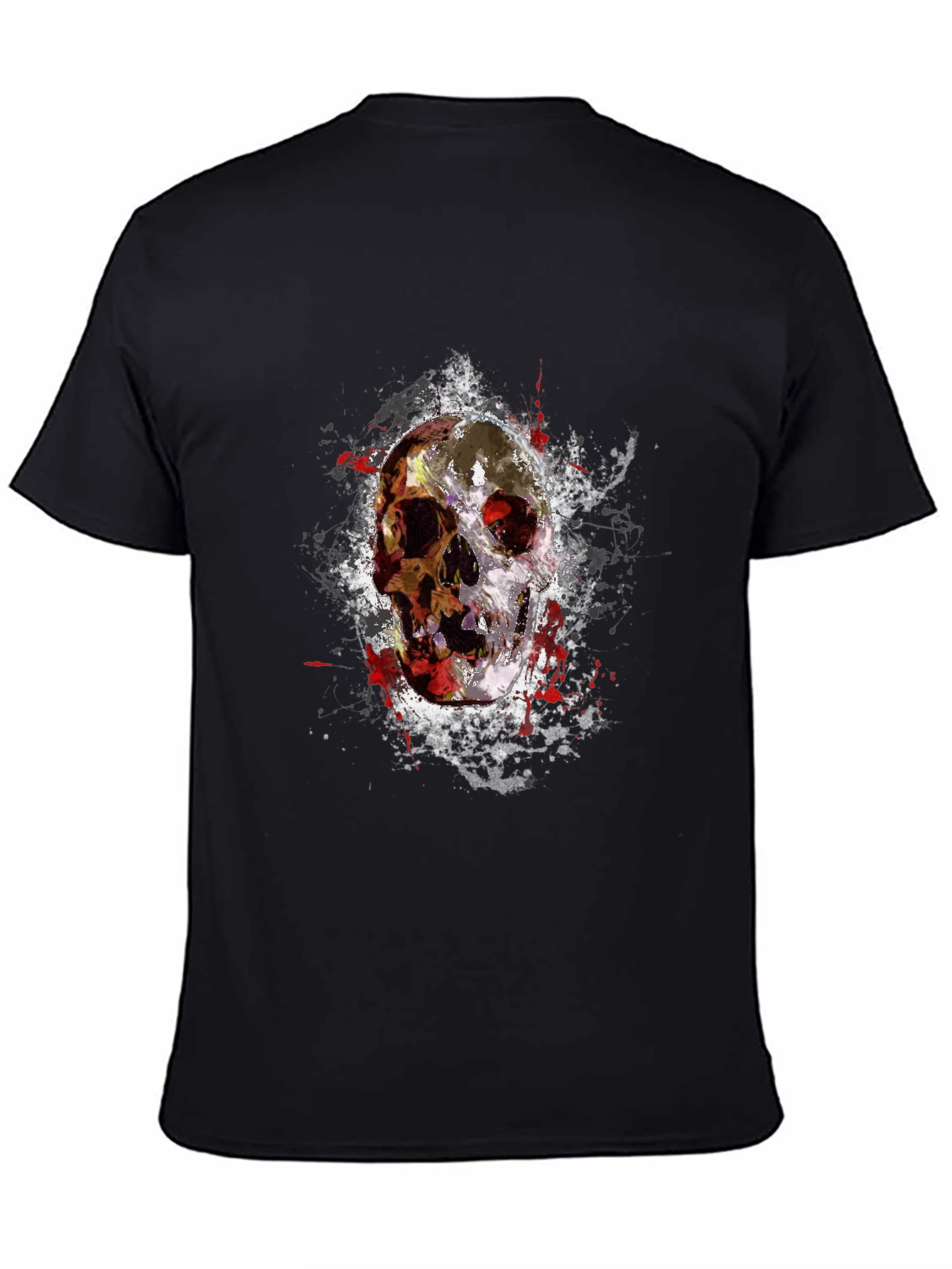 Skull Graphic T-Shirt - Black