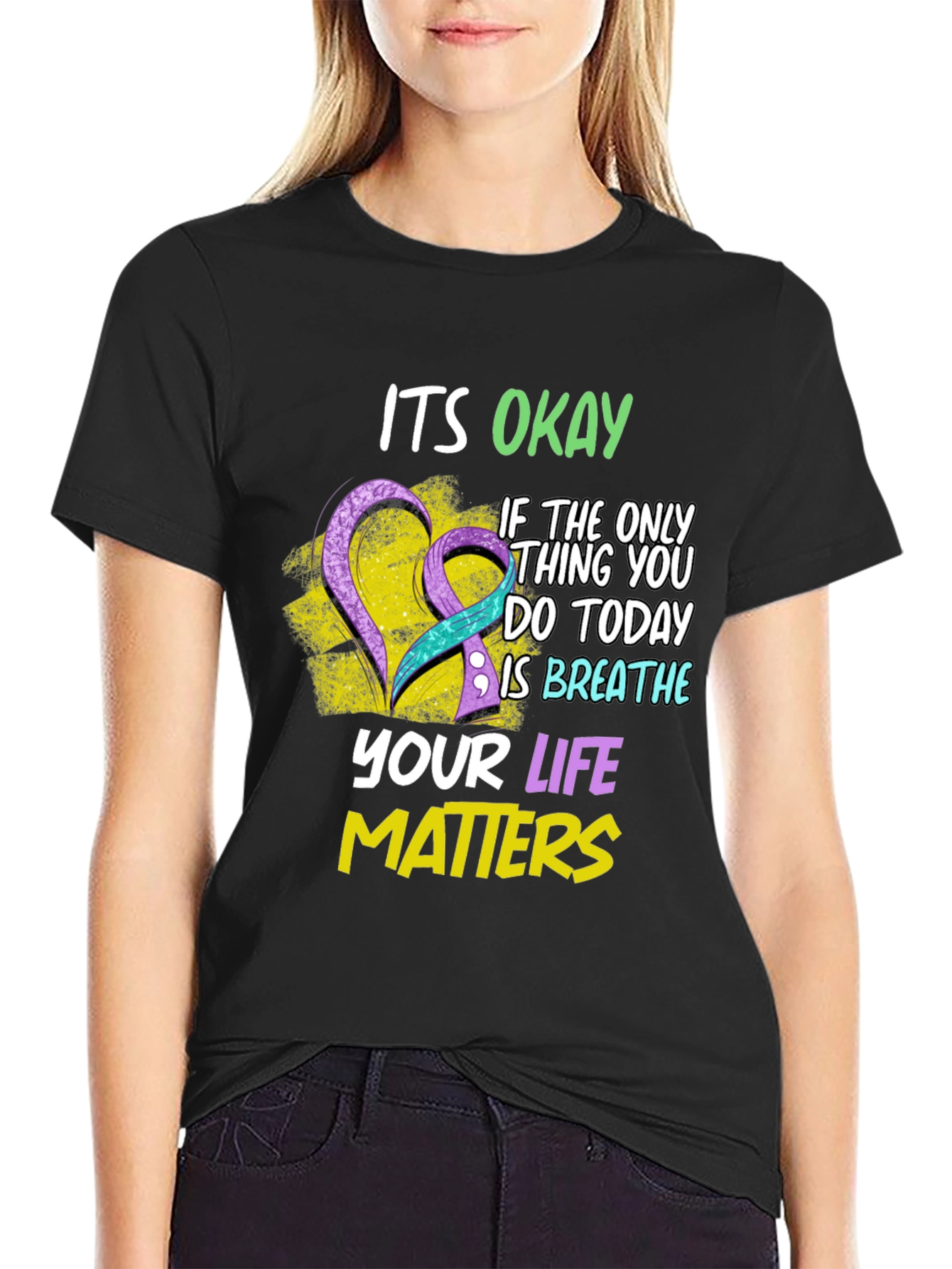 Its Okay Mental Health Awareness T-Shirt