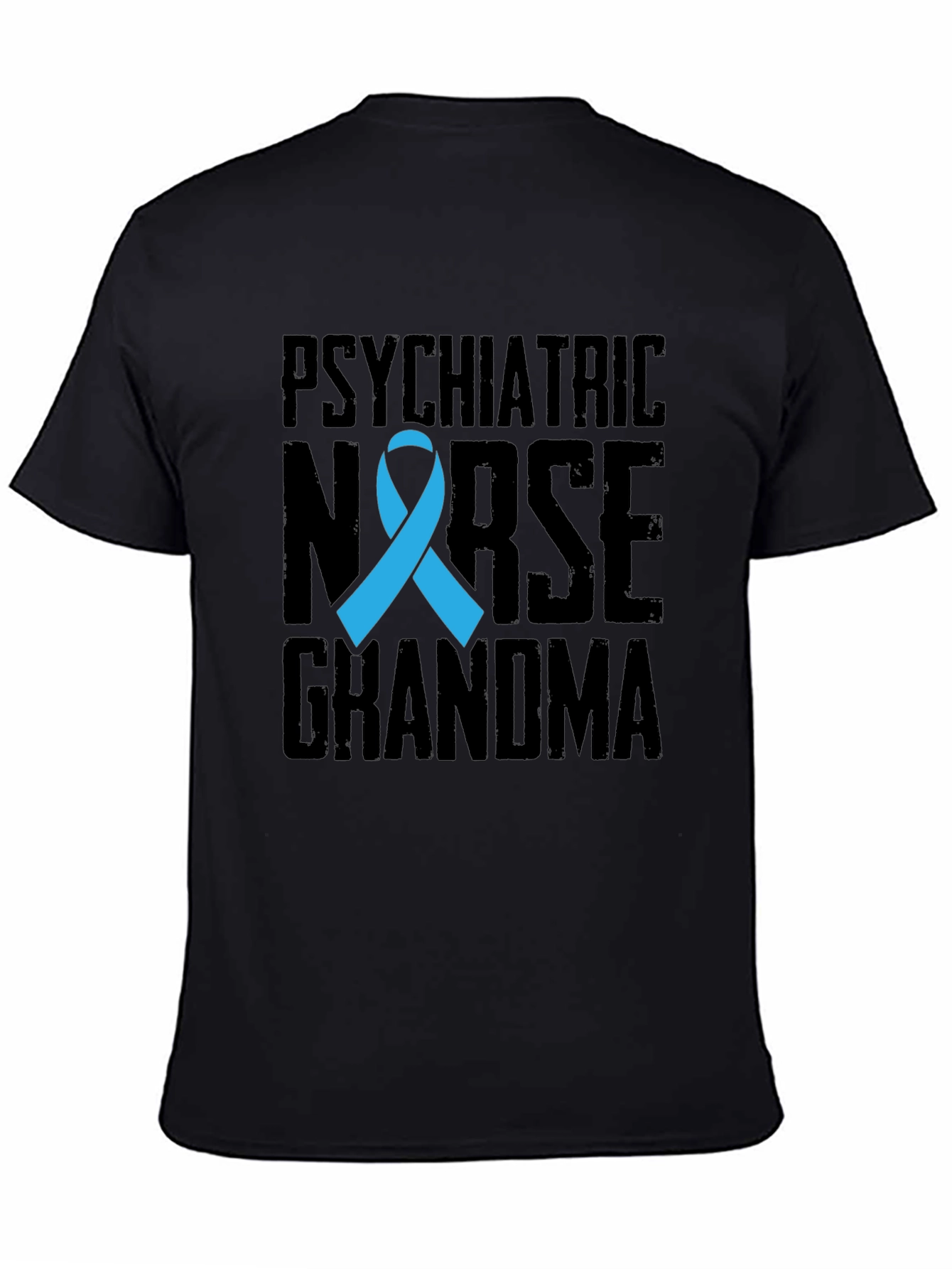 Psychiatric Nurse Grandma T-Shirt - Awareness Ribbon Tee