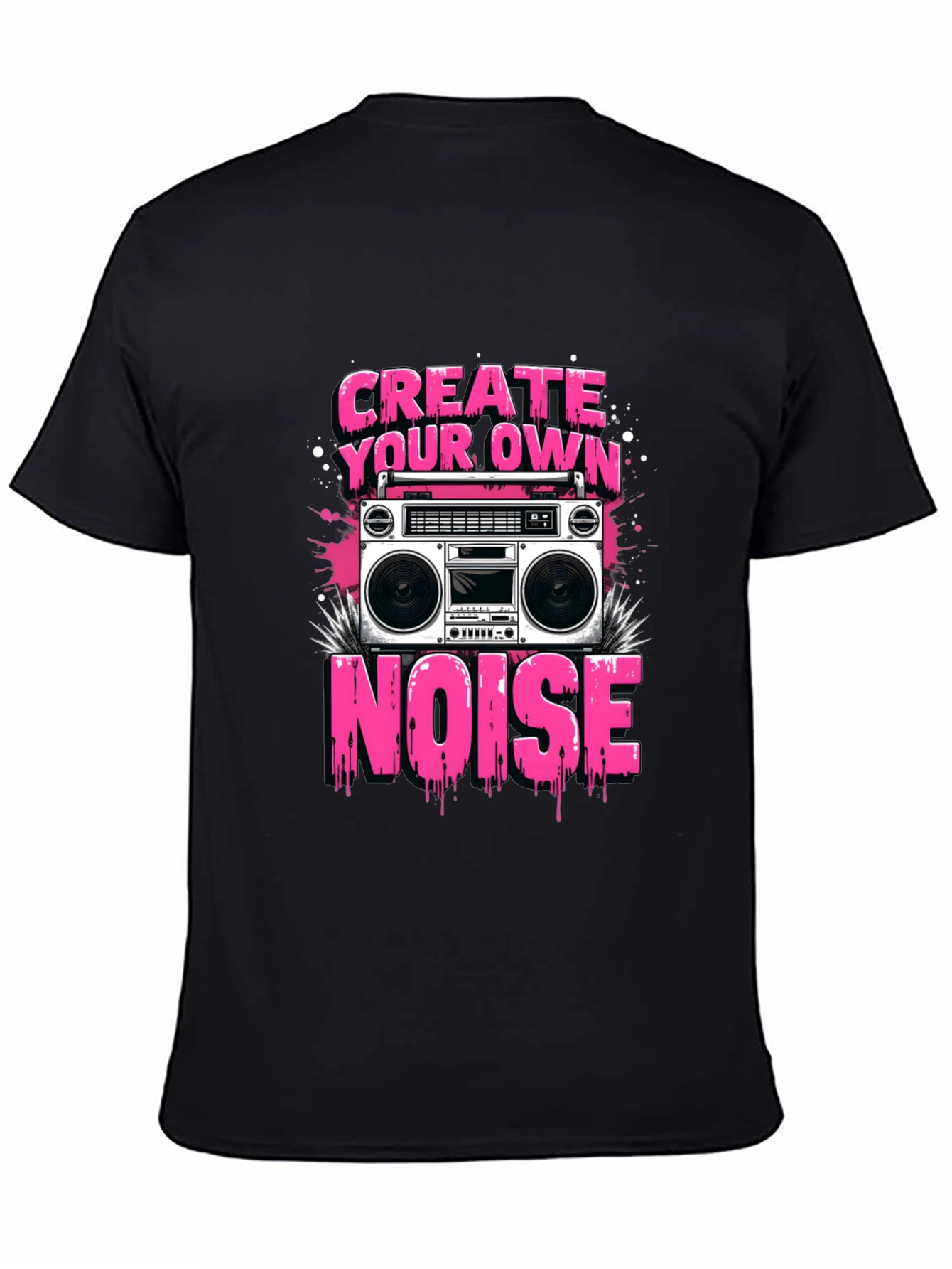 Create Your Own Noise Boombox Graphic Tee