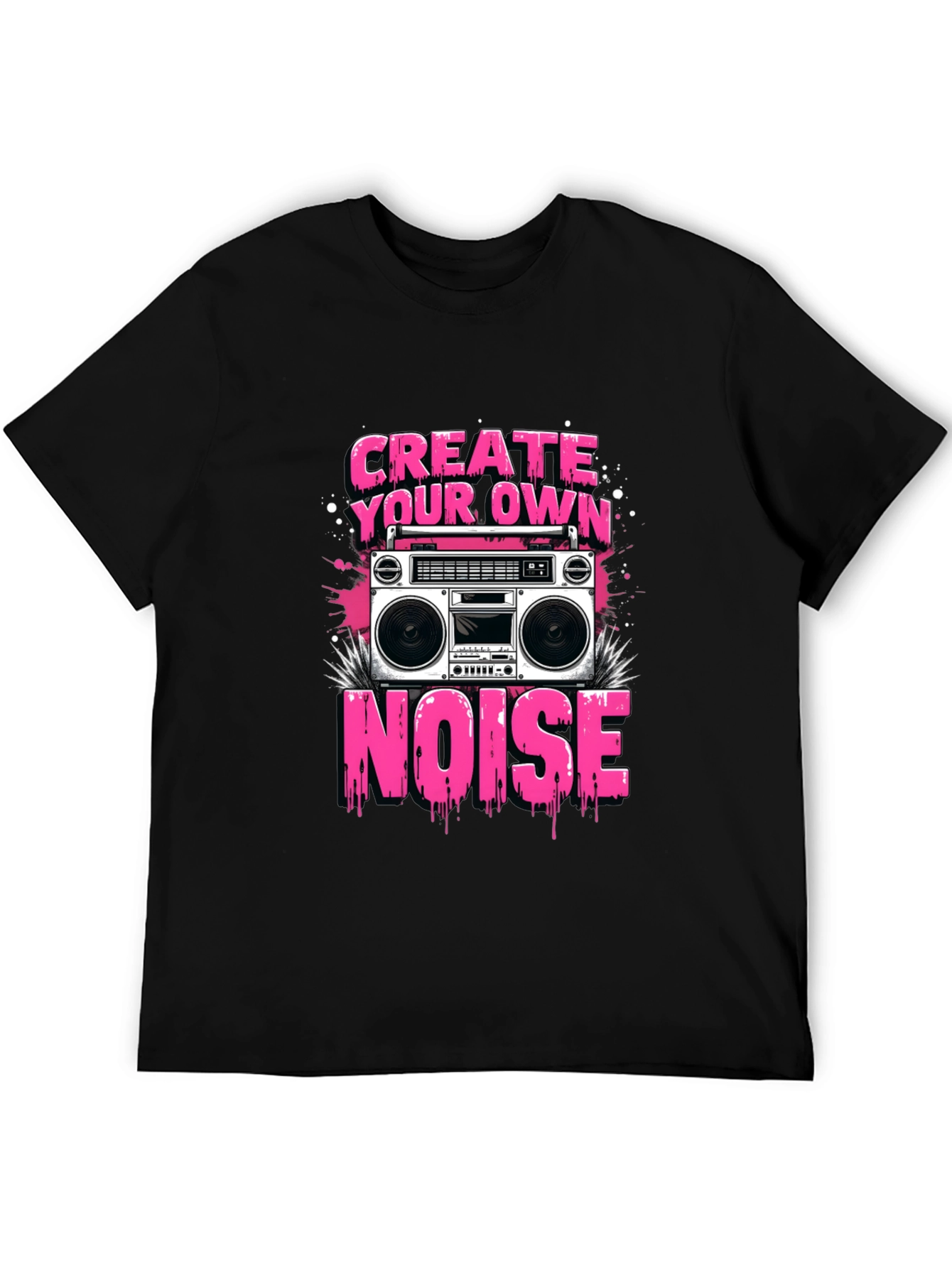 Create Your Own Noise Boombox Graphic Tee